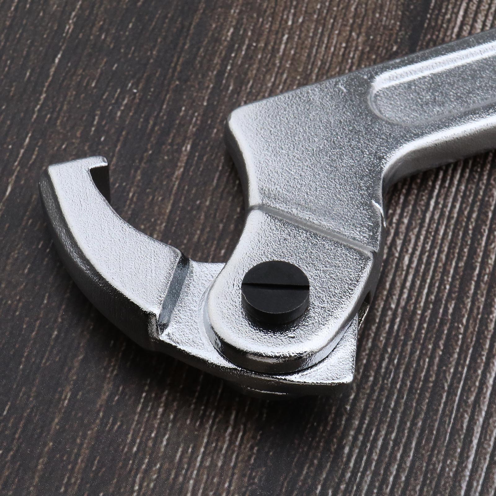 4 SIZES ADJUSTABLE Hook Wrench C Spanner Tool Motorcycle Suspension £13