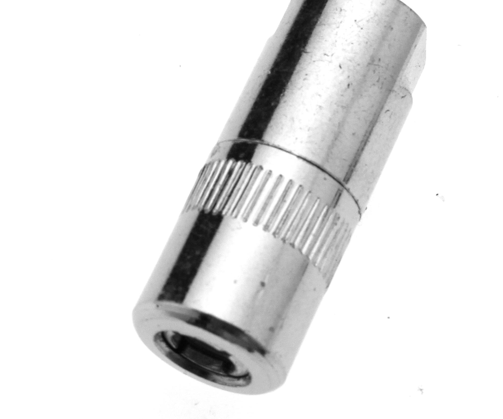 3pcs 1/8 BSP Heavy Duty 4 Jaws Hydraulic Nipple Grease Gun Ends