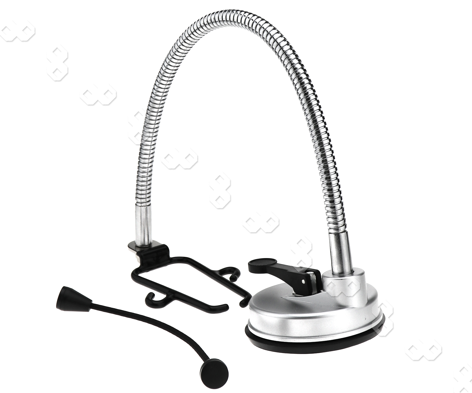 Bathroom Hands Free Hairdryer Stand Rolling Freely Hair Dryer Holder