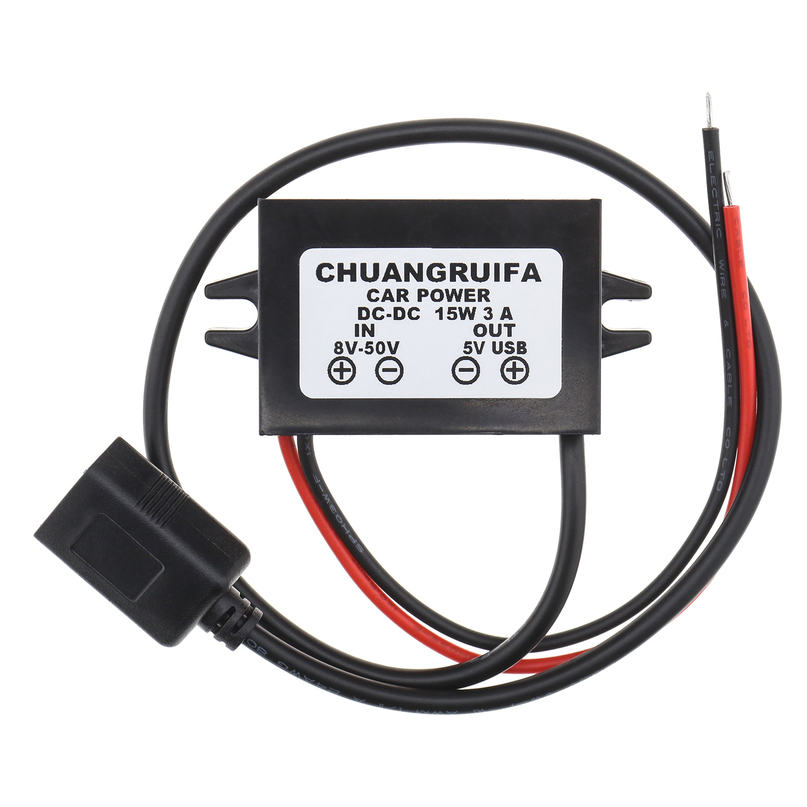 DCDC CONVERTITORE REGOLATORE di tensione 12V a 5V 3A 15W Modulo Con Spina USB EUR 12,19 DCDC CONVERTITORE REGOLATORE di tensione 12V a 5V 3A 15W Modulo Con Spina USB EUR 12,19