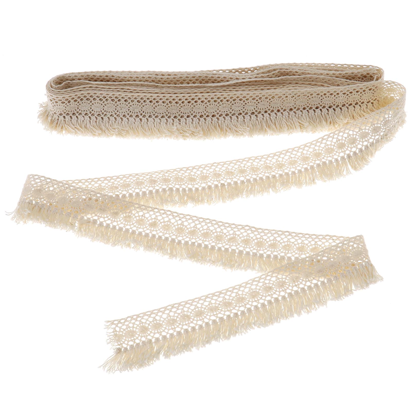 Cotton Tassel Fabric Fringe Trim Decorative DIY Crafts Dress Trimming