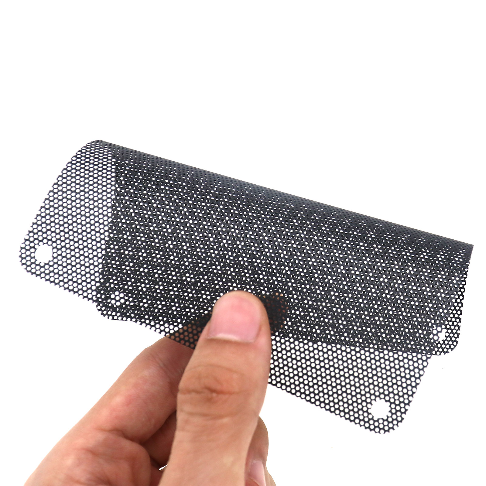 10PCS Cuttable Black PVC PC Fan Dust Filter Dustproof Case Computer