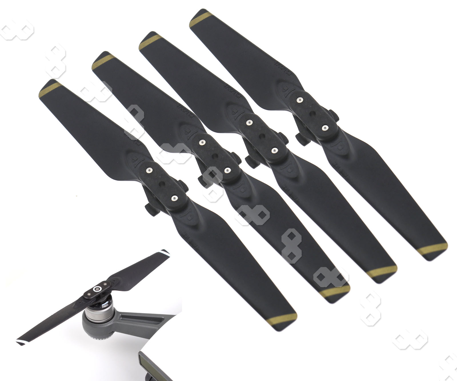 4pcs Quick Release Foldable Propeller CW//CCW Prop Blade for DJI SPARK FPV Drone