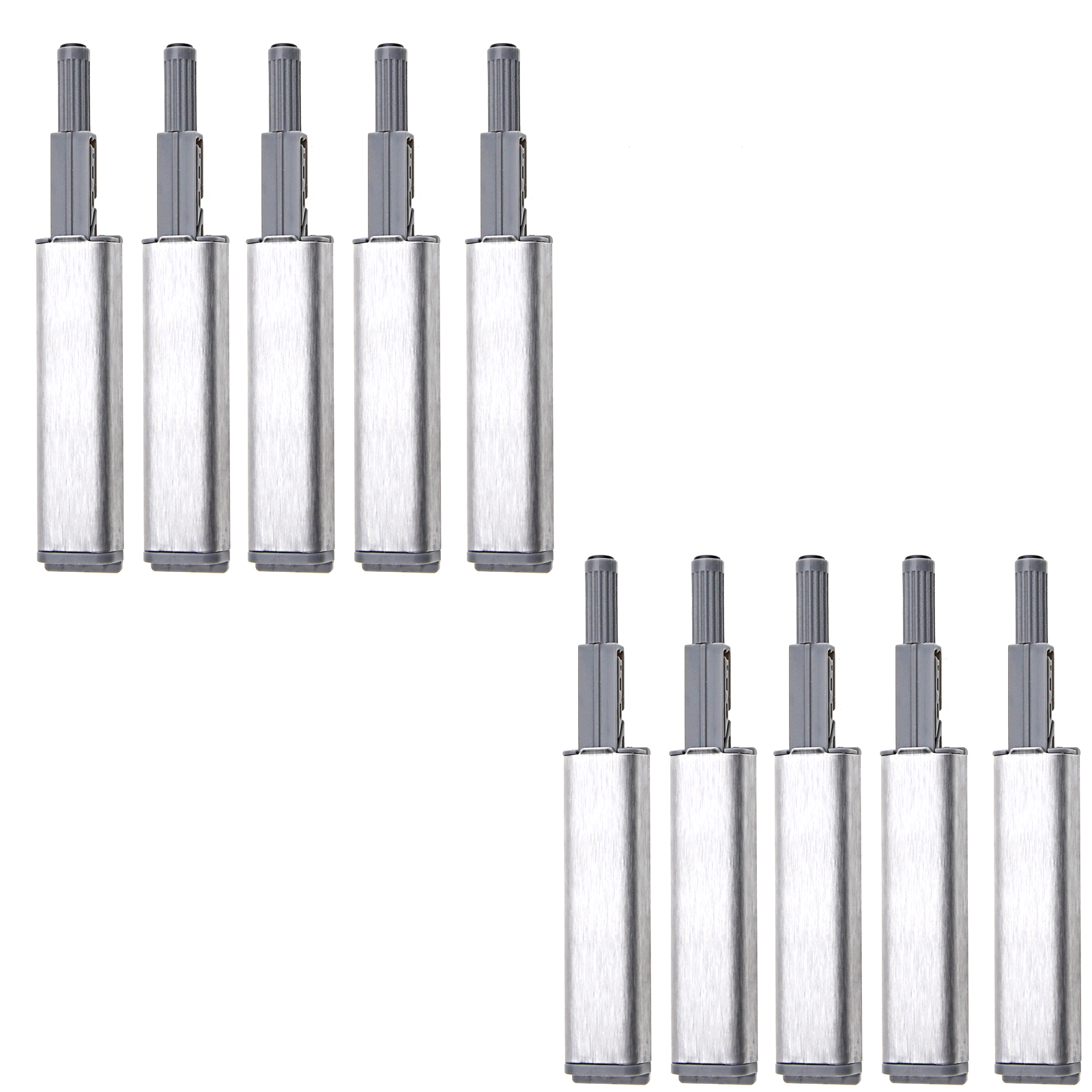 10//20Pcs Cabinet Latch Door Drawer Push To Open Way Damper Buffer Catch Kit