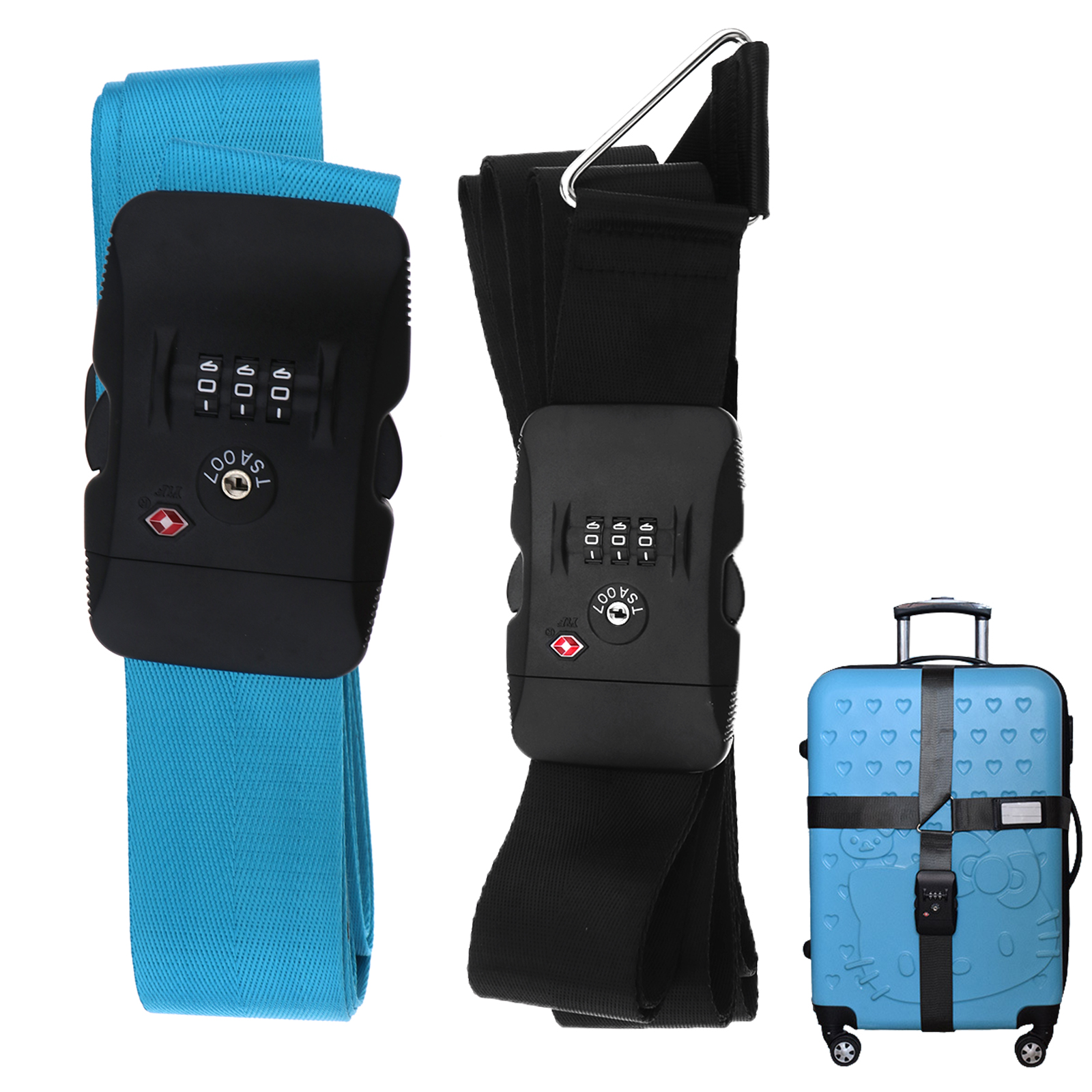 luggage strap tsa lock