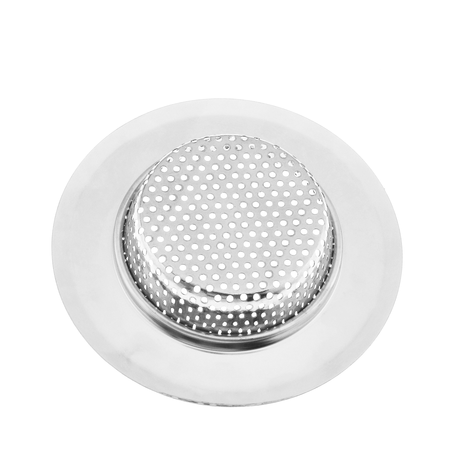 Stainless Steel Punch Hole Sink Strainer Kitchen Bath Drain 4.5 inch 2X