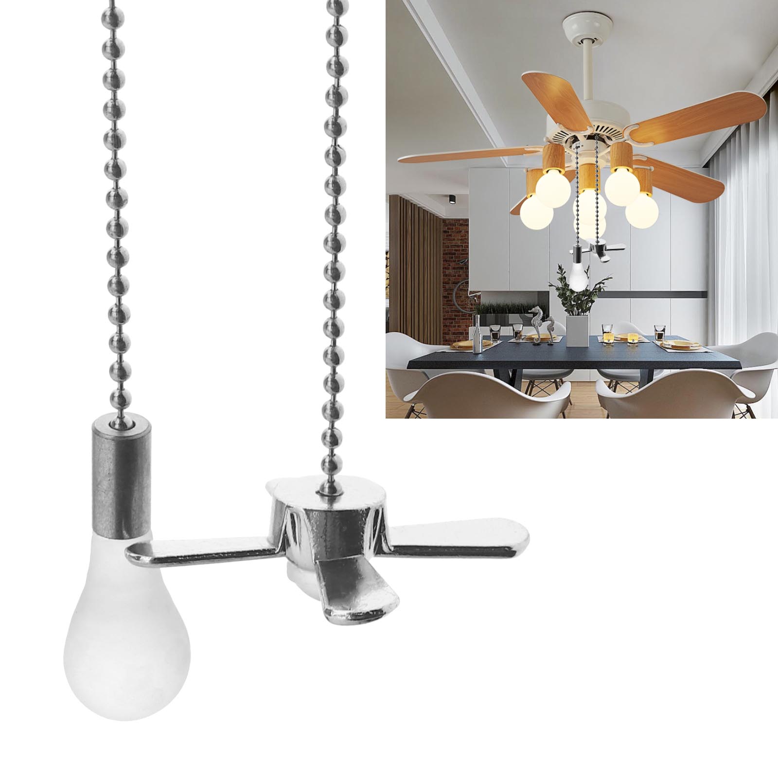 12 Pull Chain Cord Extension For Ceiling Light Ceiling Fan Bronze