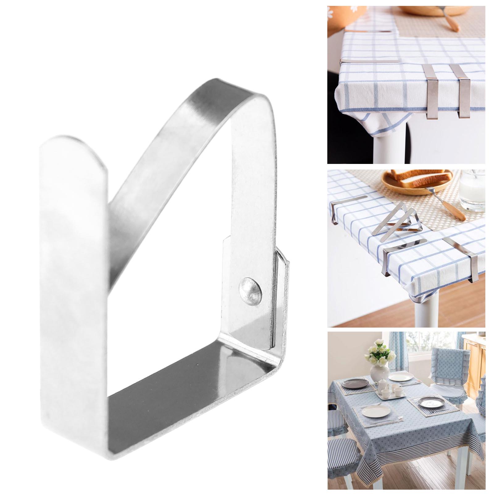 12pcs Rust Resistant Table Cloth Holder for Weddings Picnic Buffets