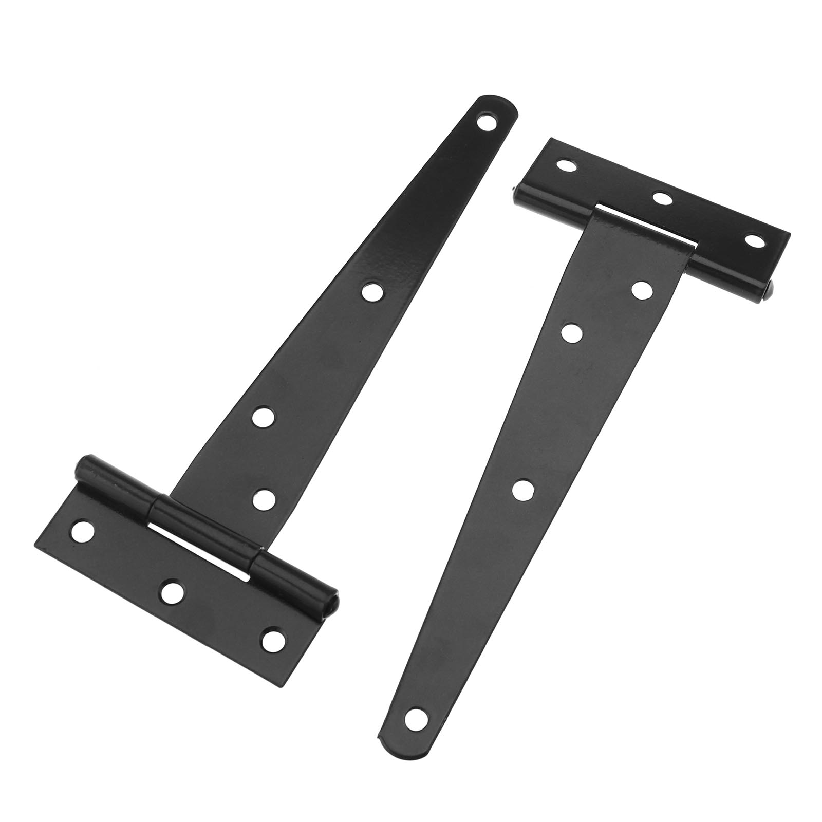 6pcs Black Finish Tee Hinges 4" - 6" Cabinet Shed Door