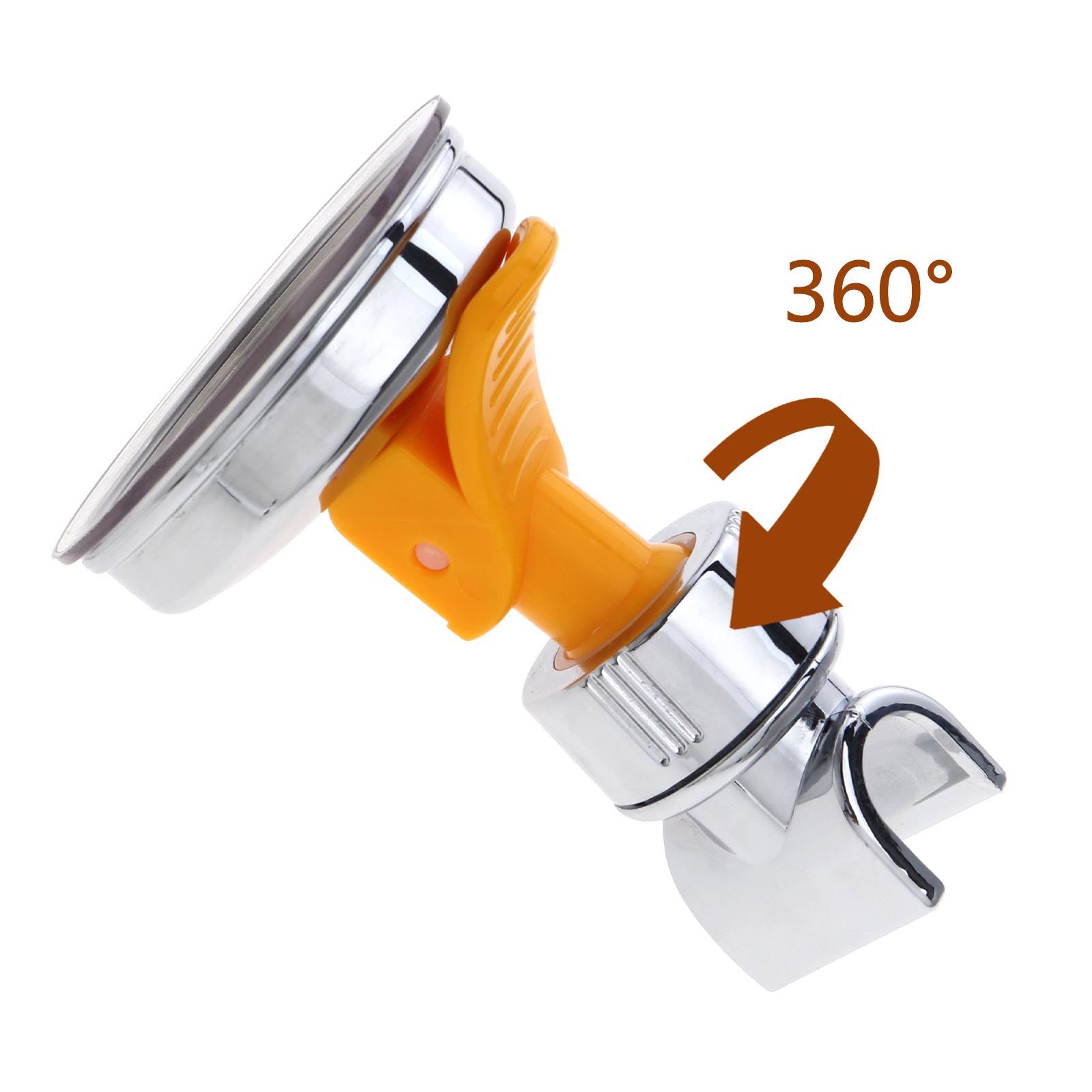 Powerful Handset Suction Cup Shower Bracket Base Shower Head Holder