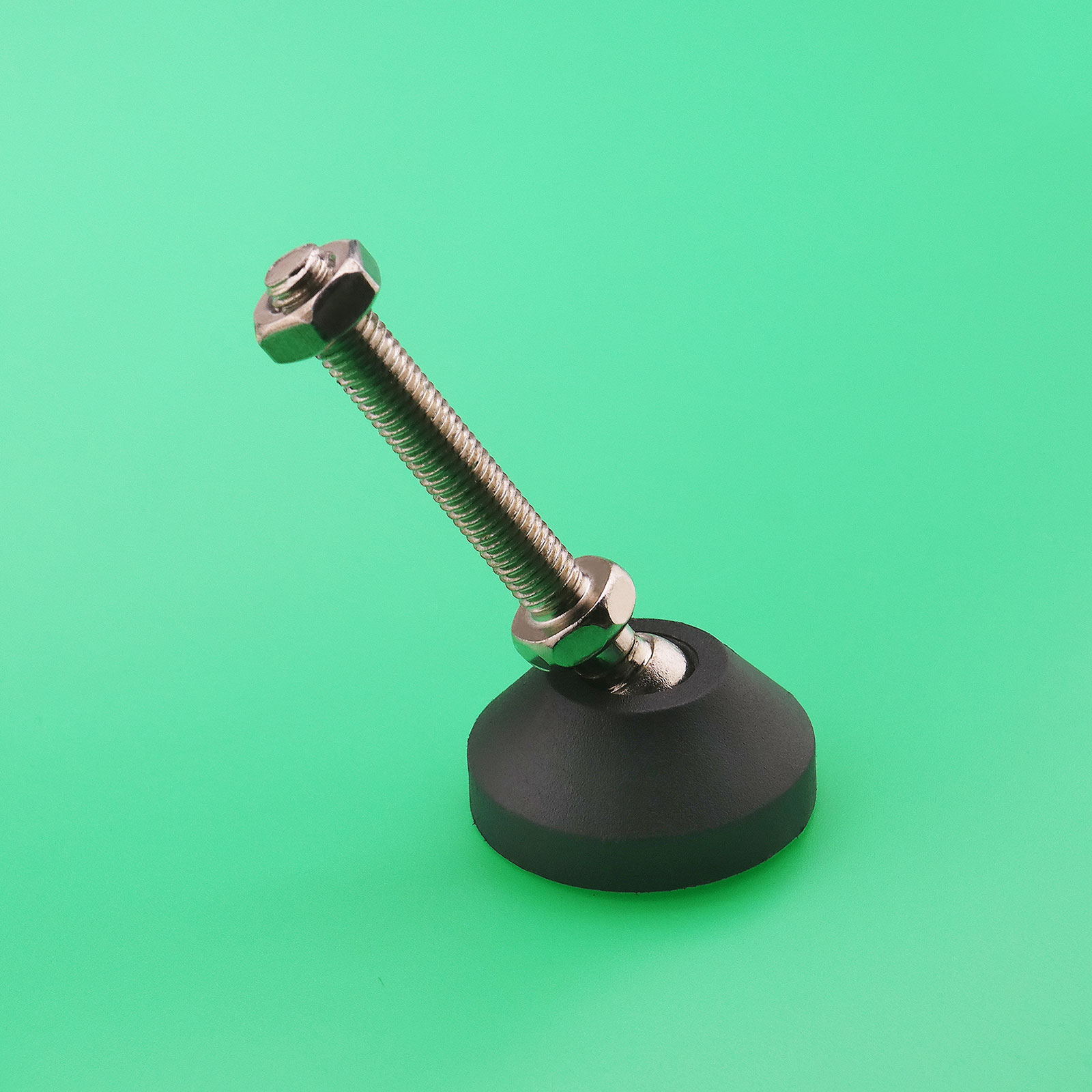 4x Adjustable Leveling Feet Nylon Base Furniture Leveler with Lock Nut