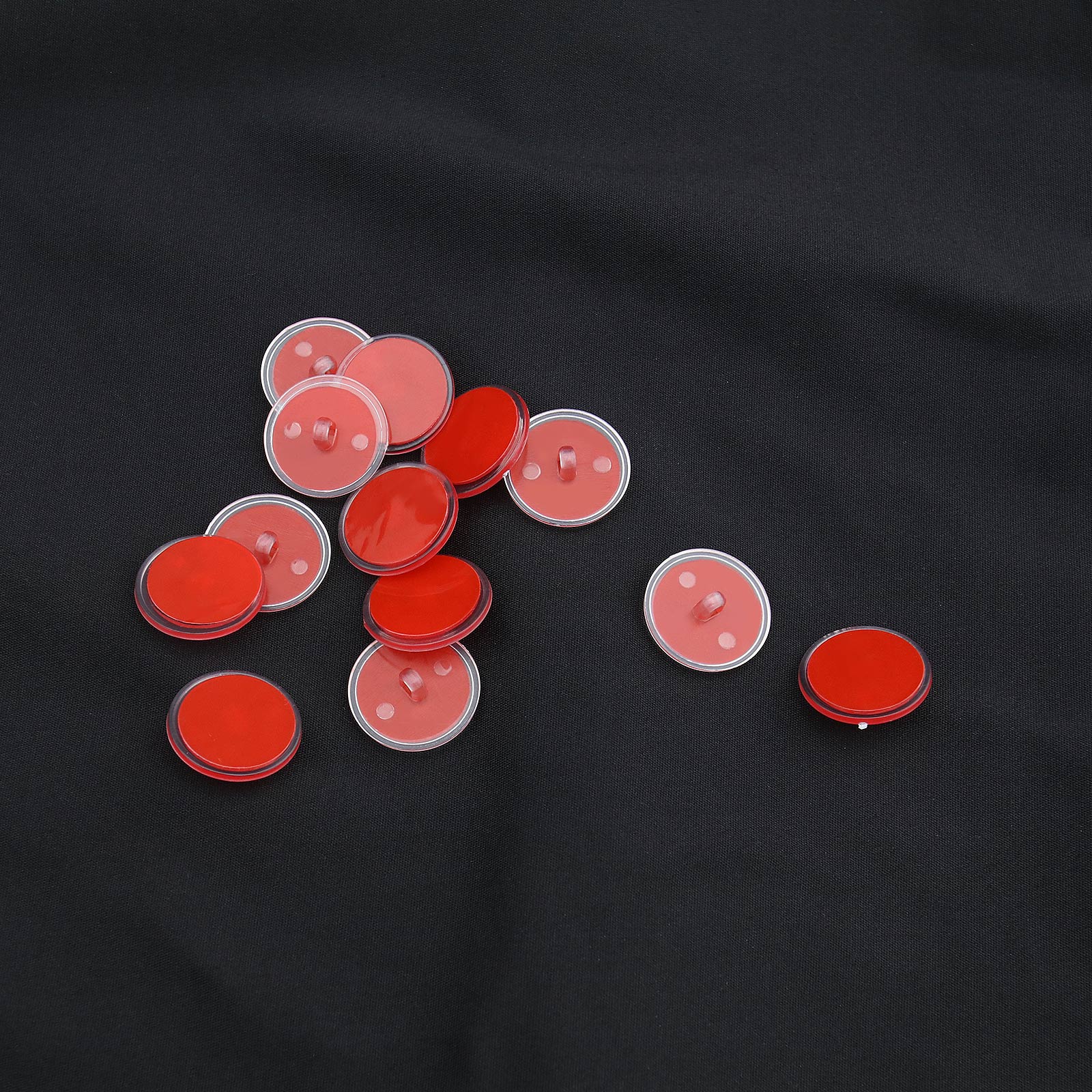 30 Stück Selbstklebende Haken mit Runder Decke und Transparenter