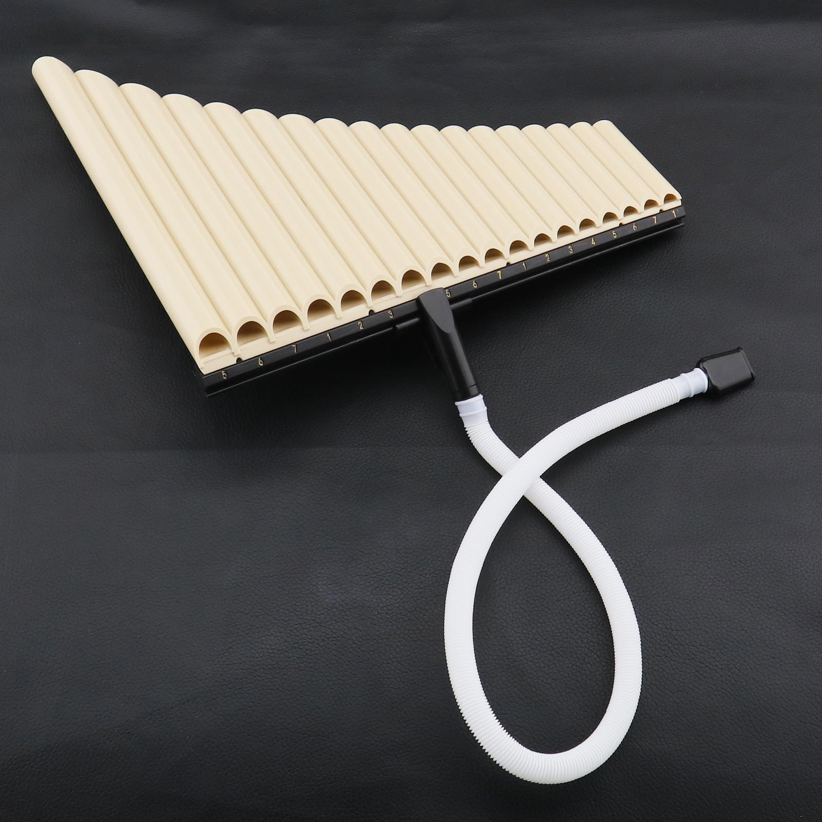 Instrument Pan Flute Professional Panpipes 18 Pipes Flute Natural