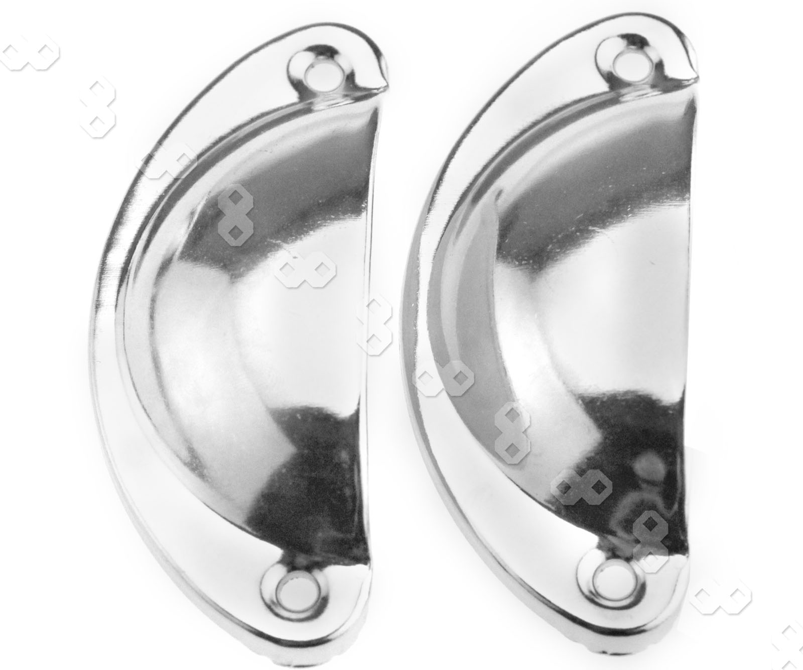 12pcs Retro Drawer Handles Half Moon Shell Handles Kitchen Cupboard