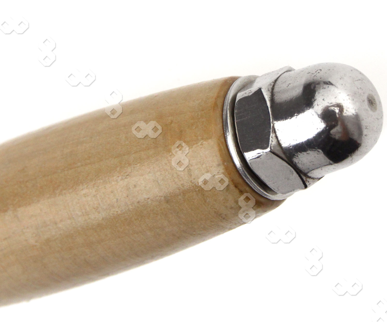 220mm Length Wooden Handle Leather Cutting Stamping Hammer Nylon Craft