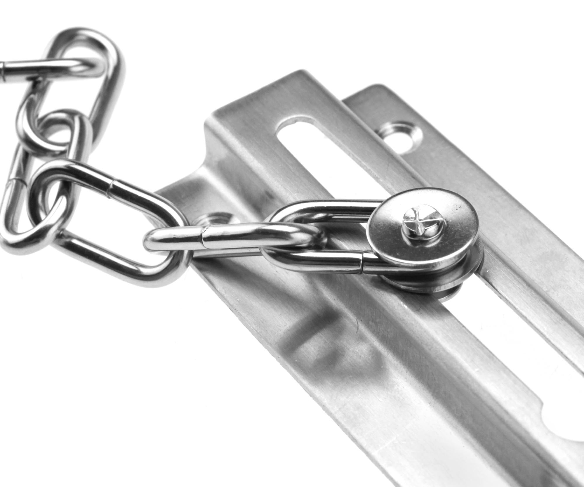 Door Security Chain Restrictor Strong Safety Lock Guard Catch Latch