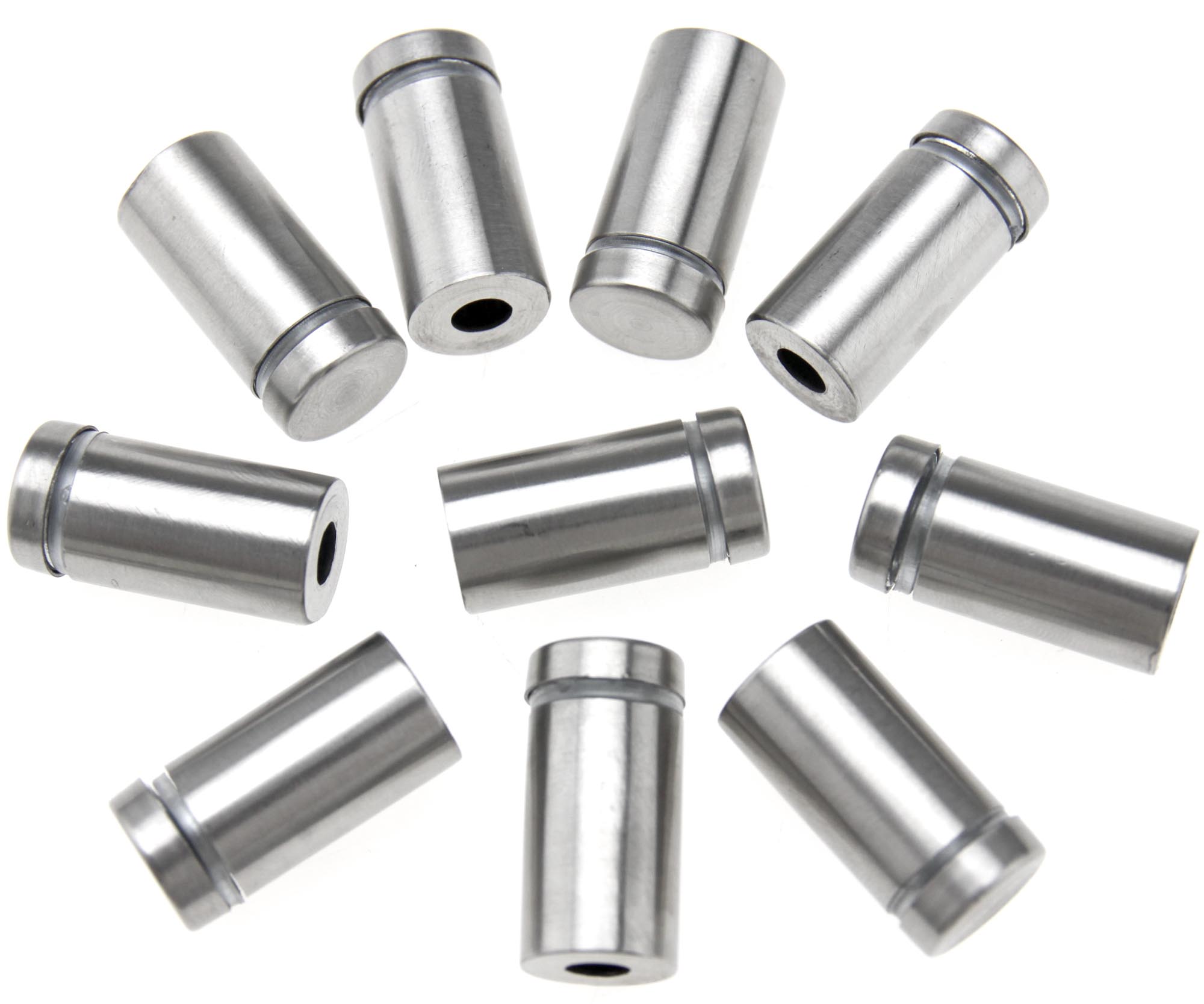 10pcs Advertisement Bolt Glass Hardware Mount Standoffs Stainless Steel