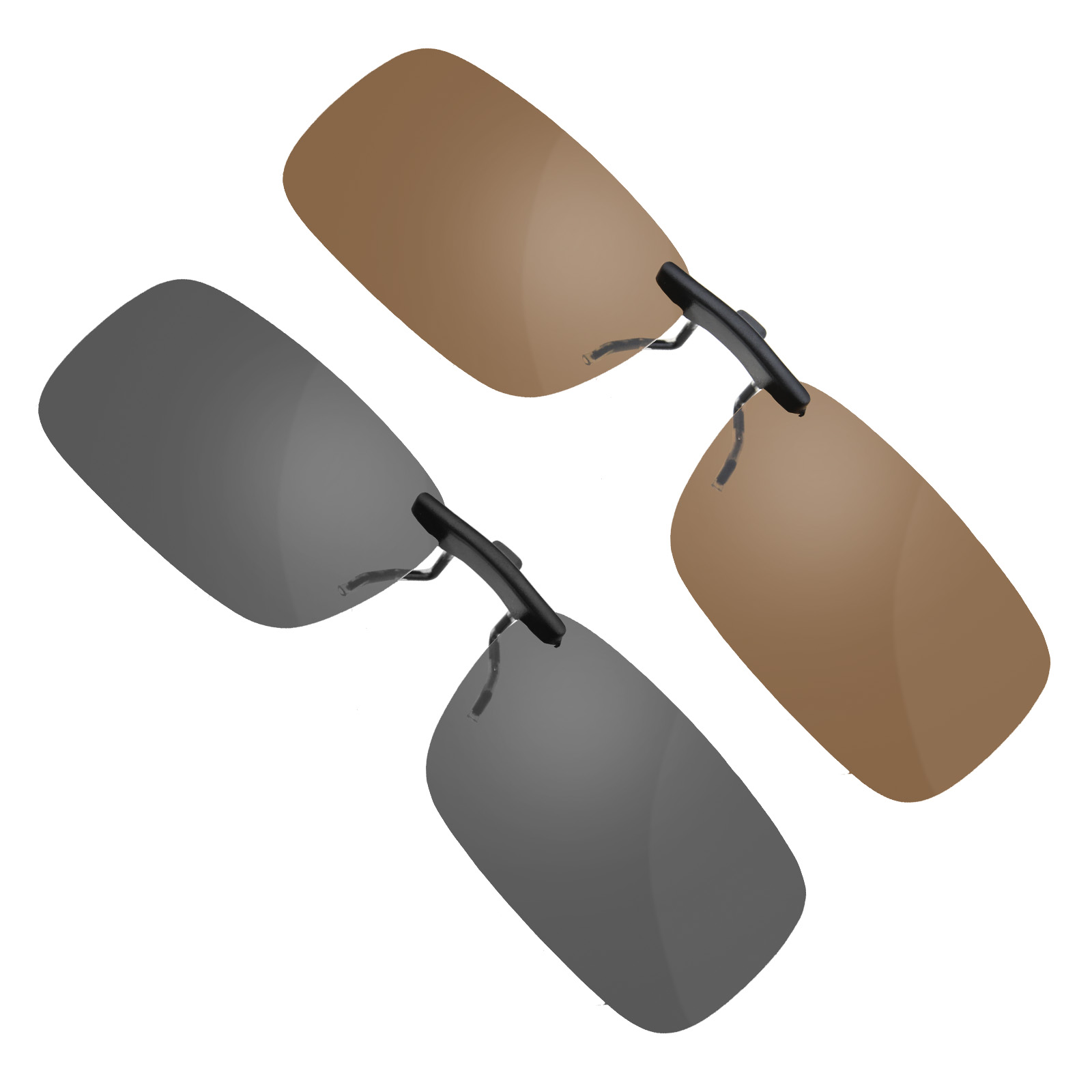 Driving Polarized Clipon Glasses 100 UV400 Lens Sunglasses No frame