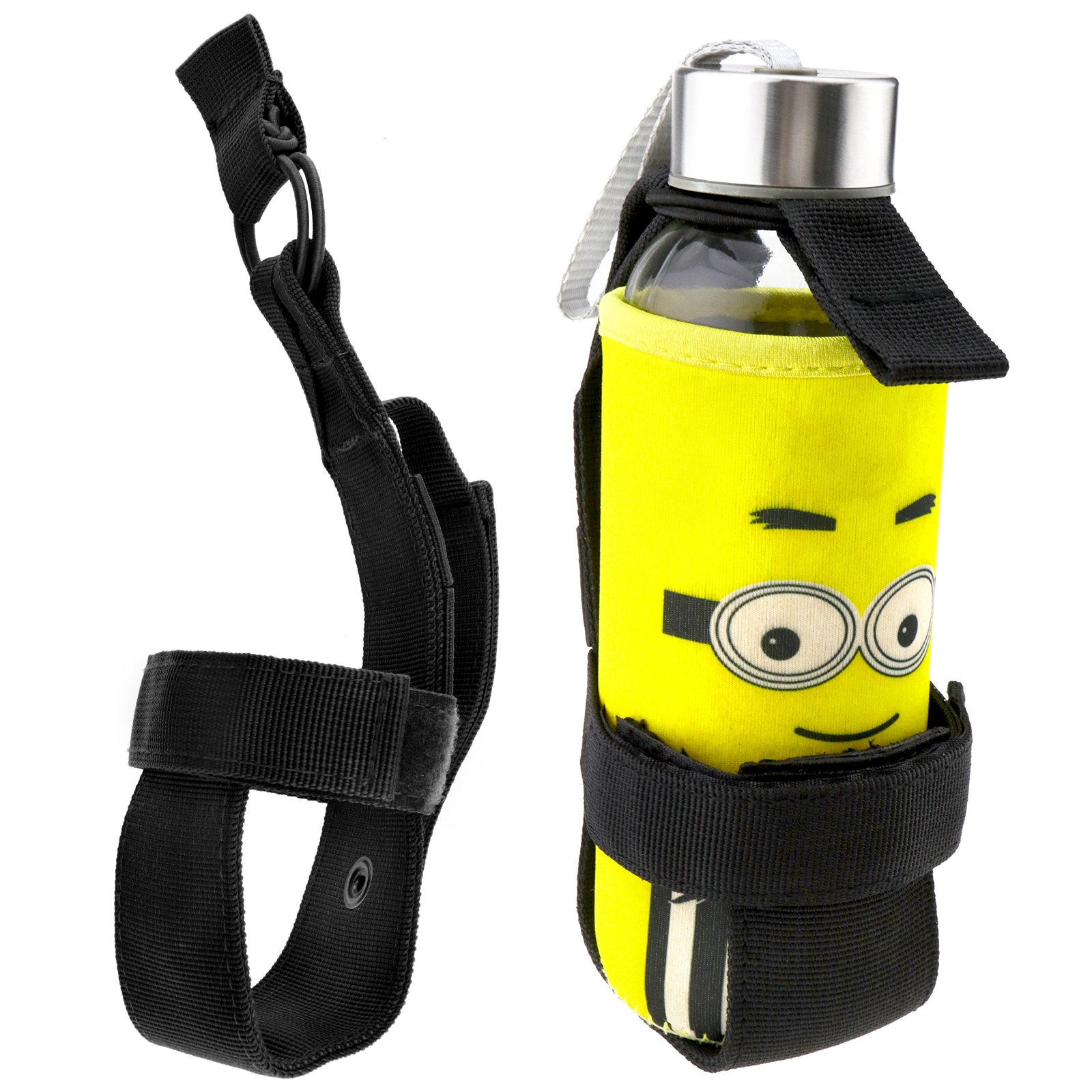Tactical Camping Hiking Water Bottle Holder Belt Carrier Pouch Bag Nylon 2 Color