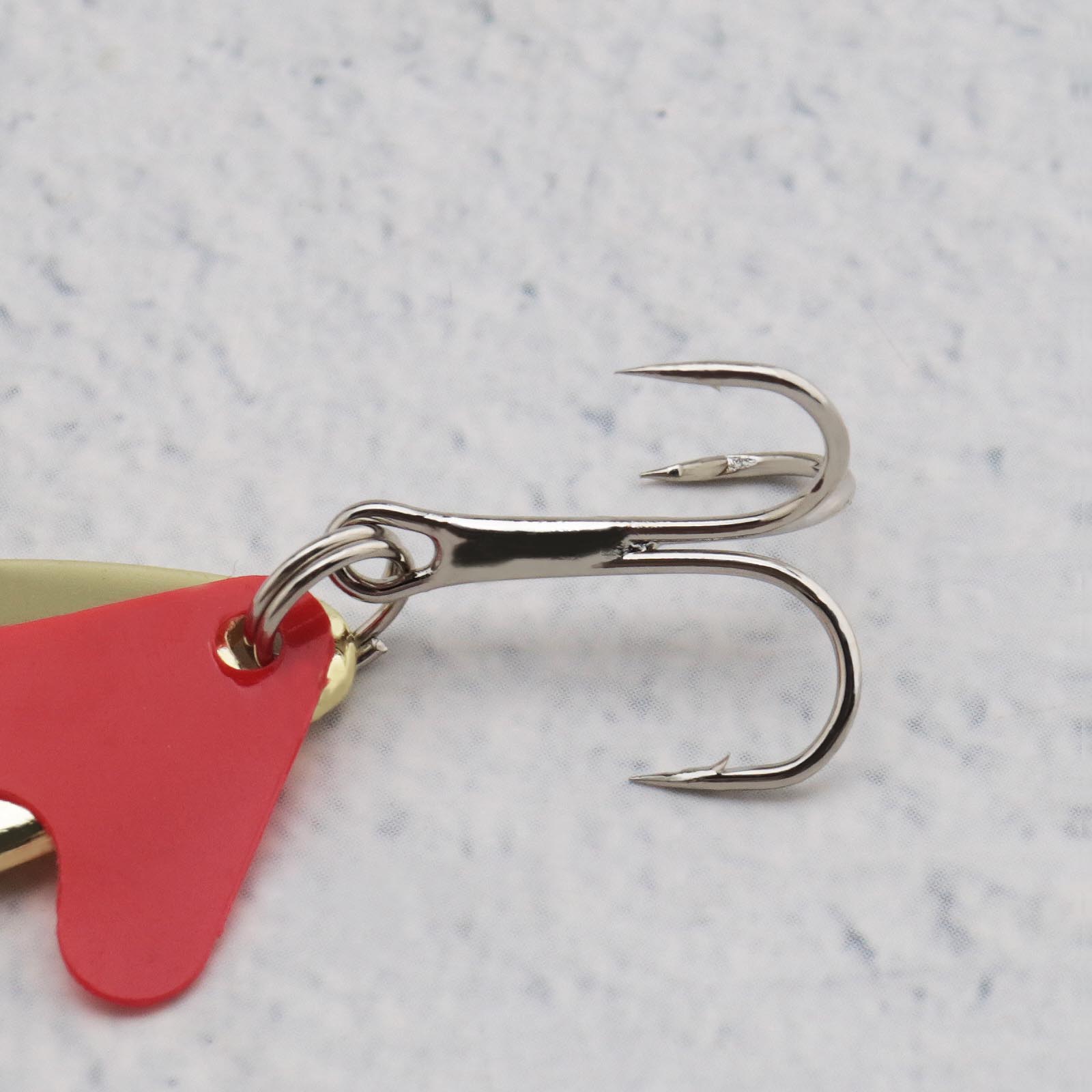 35x Fishing Lures Trout Panfish Bass Salmon Emulational Metal Fish Hooks eBay