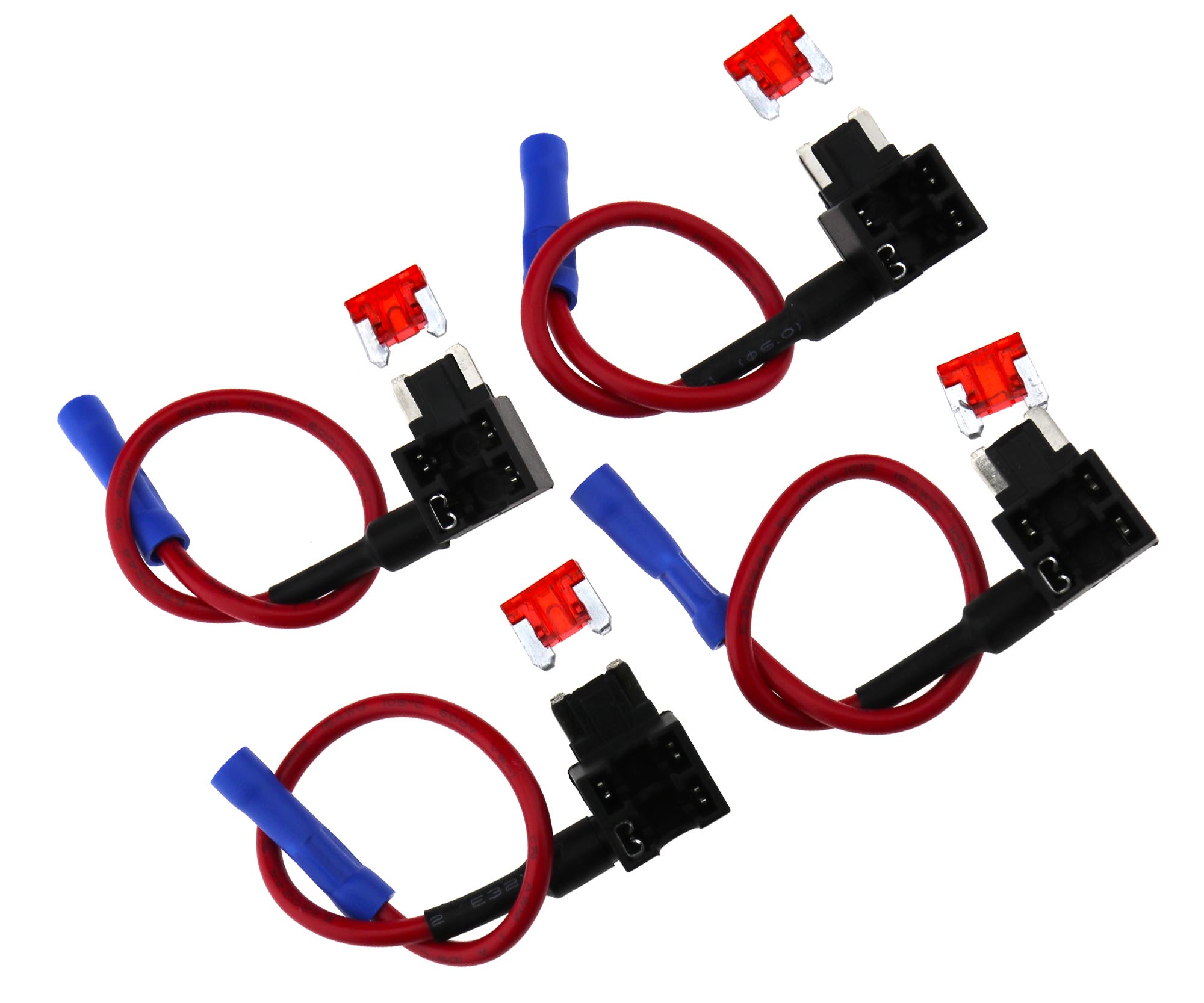 Add A Circuit Fuse Tap PiggyBack Mini Blade Fuse Holder APS ATT 12v