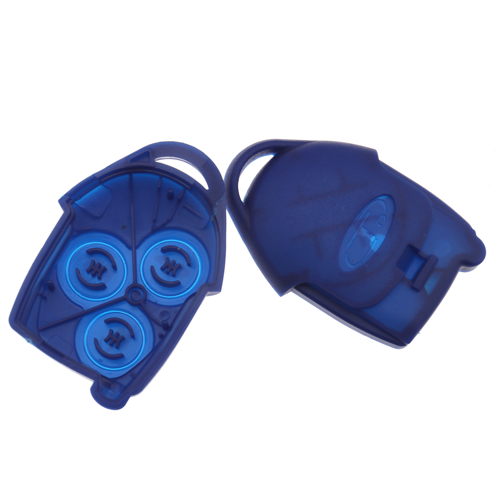 Replacement 3 Button Remote Key Fob Case Shell Cover Battery For Ford