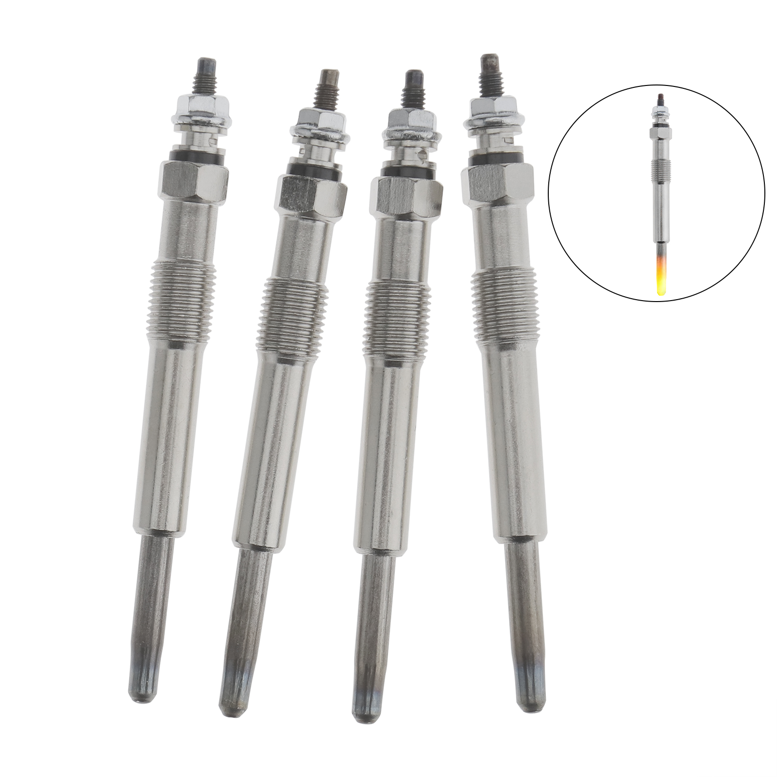 Set of 4 1.8 D TDCI Models Vehicle Diesel Engine Heater Glow Plugs For