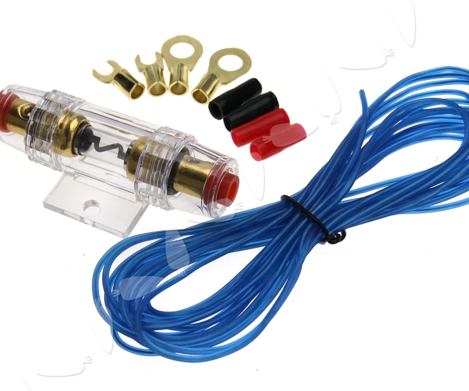 Car Amplifier/AMP Wiring Fuse Audio Sound RCARCA Cable Installation 800W 735548290377 eBay