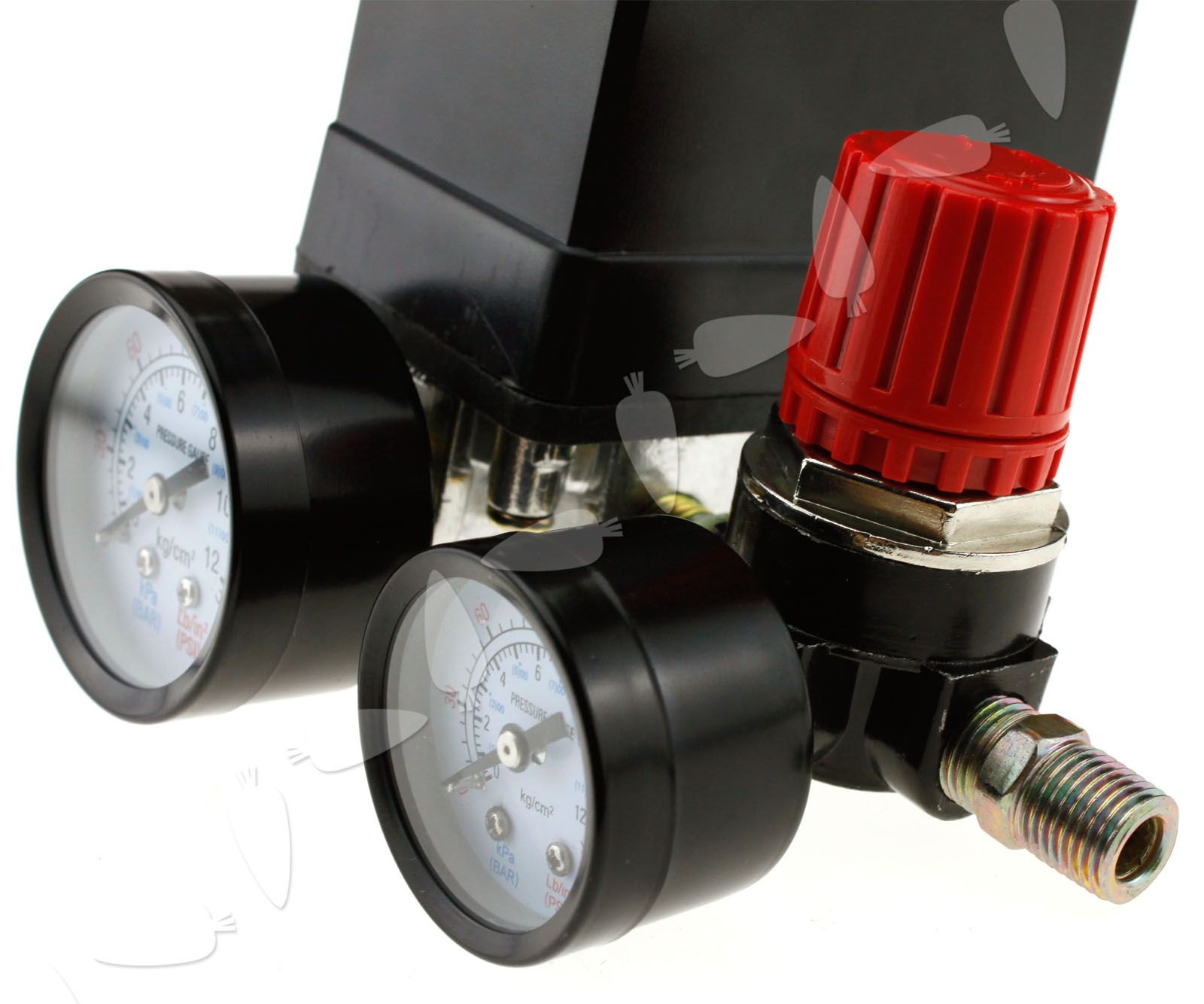 500V Air Regulator Compressor Pressure Switch w/ Air Regulator & Gauge