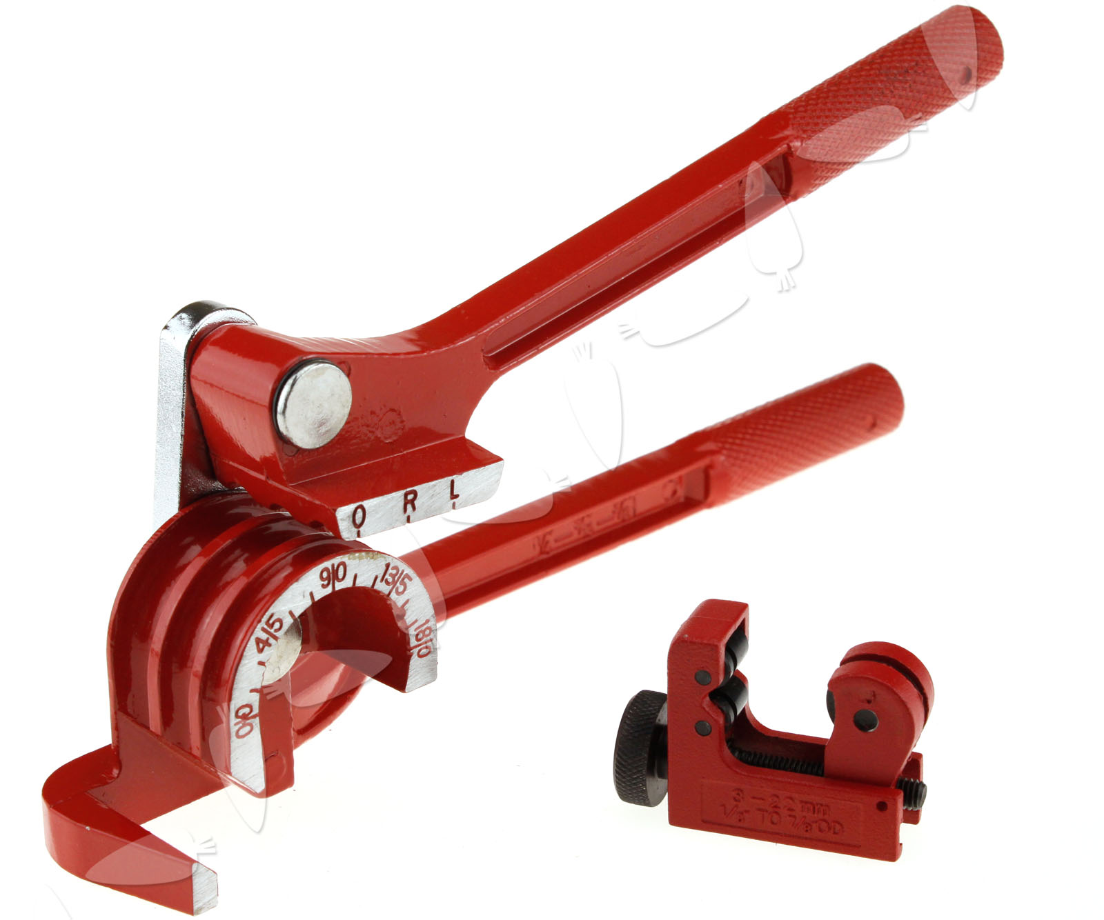 3 in 1 180° Heavy Tube Pipe Bender Copper Steel Fuel Brake Line&Tube