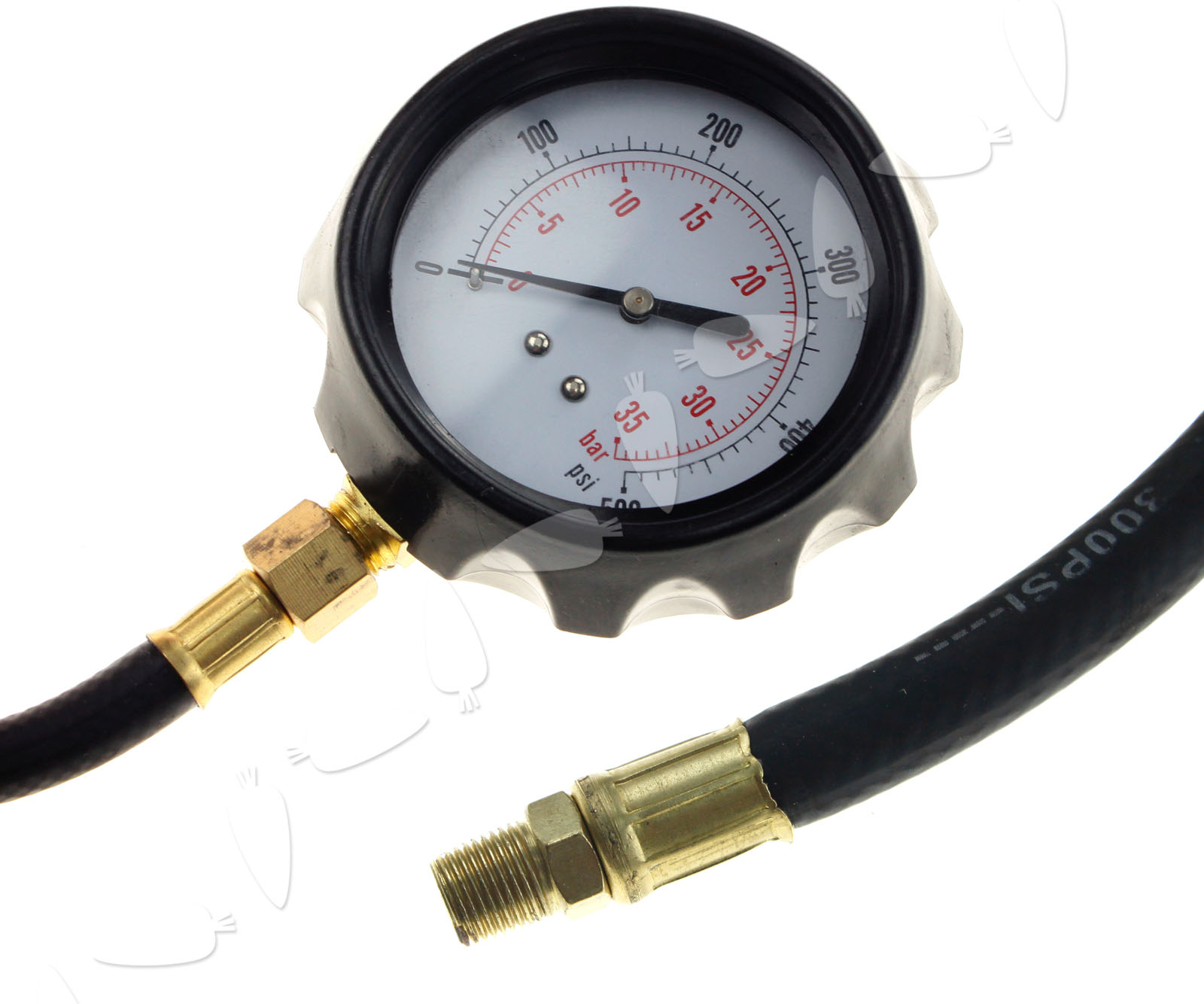 500PSI Engine Oil Pressure Tester Diagnostic Gauge 42" Hose 7 Brass Fitting 735548158721 eBay