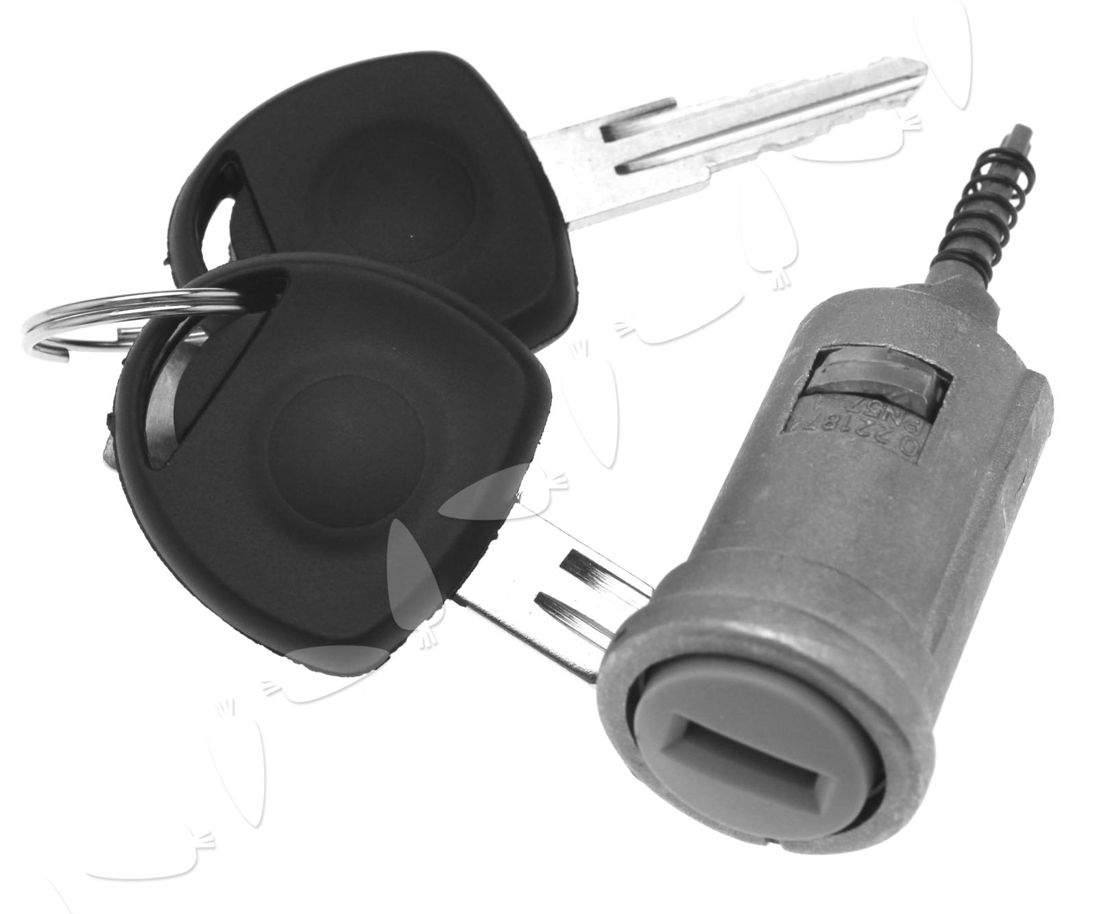 Ignition Barell Lock Switch Cylinder Steering Repair Kit 2 Keys for