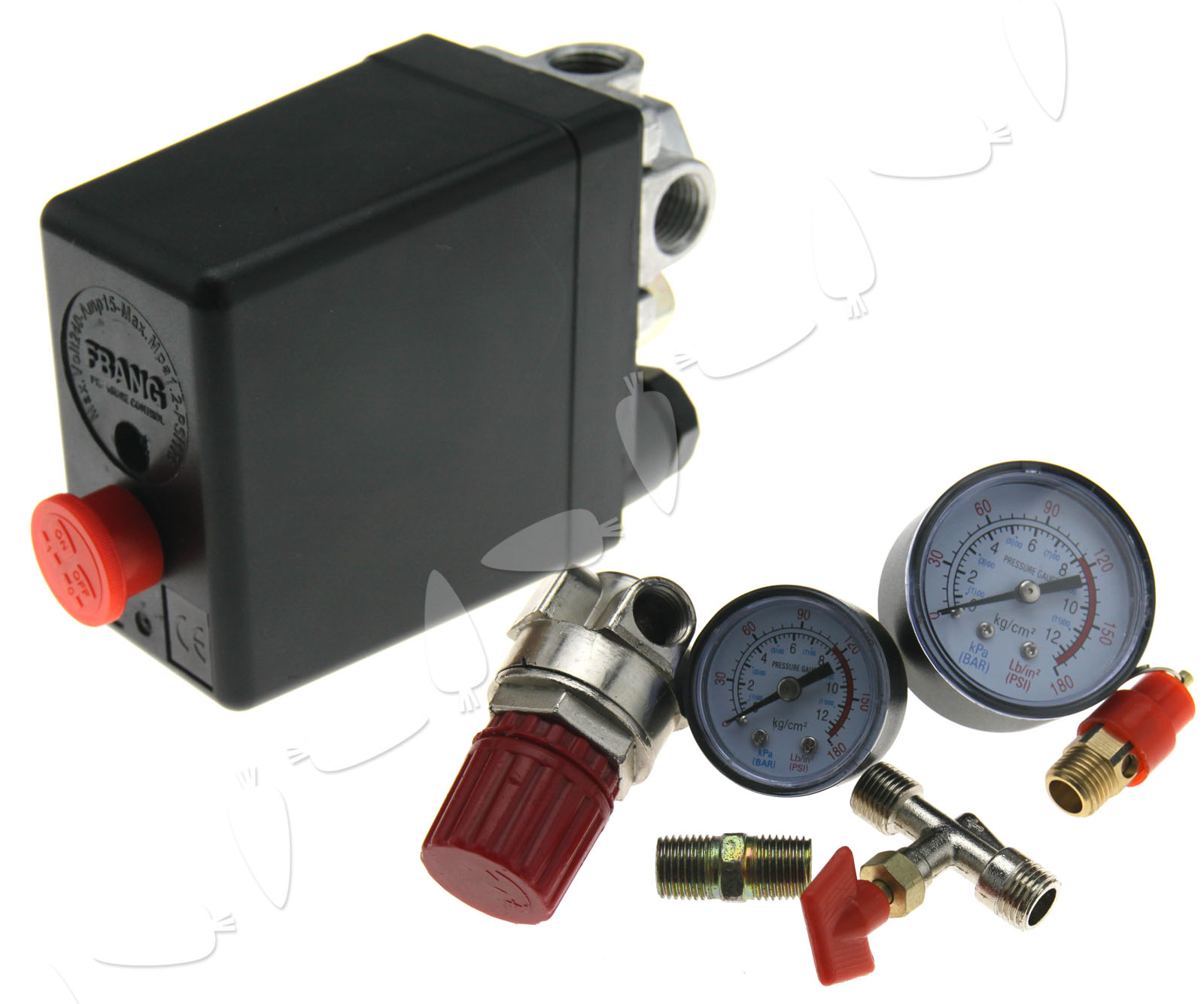 90PSI120PSI AIR REGULATOR Compressor Pressure Control Switch Relief