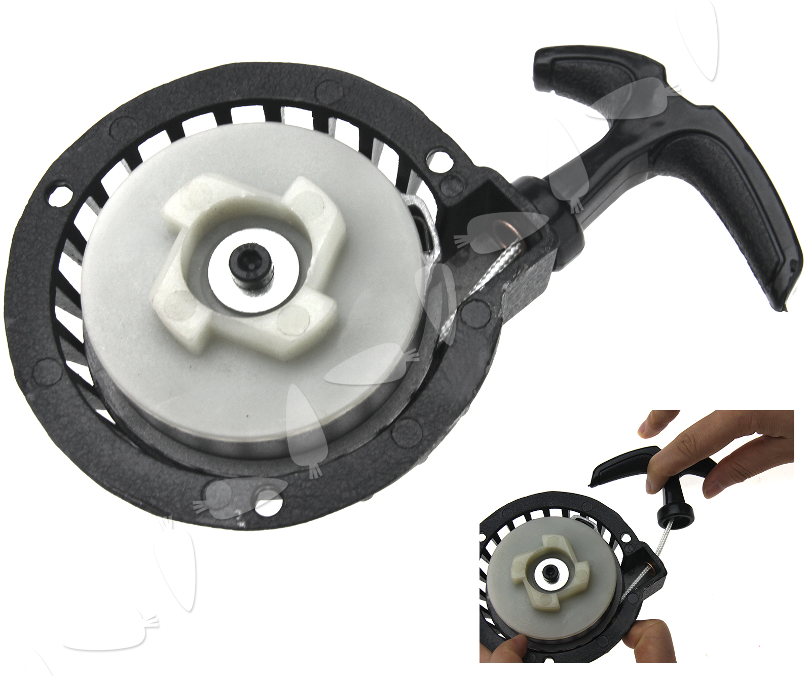 Small Motor Pullstart Cord Engines Pull Starter For 49cc Minimoto Quad Dirt Bike