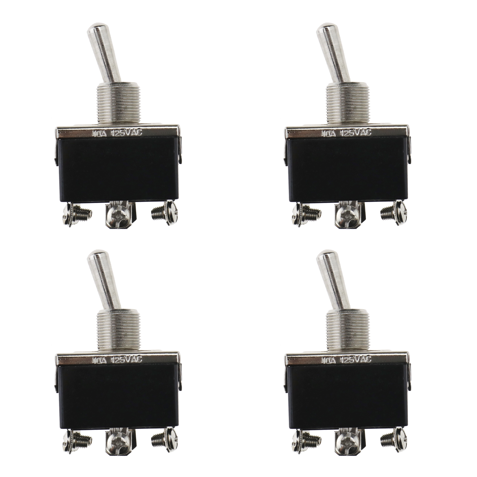 5Pcs On/Off 15A 6Pin Mini Miniature Toggle Switch Car Dash Dashboard