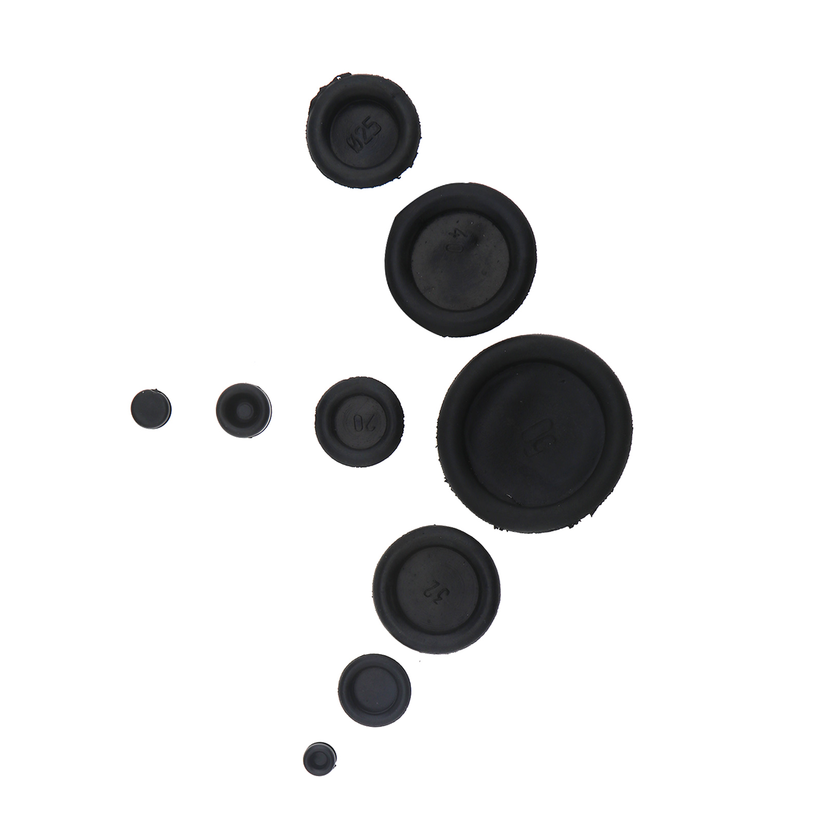 Cable Wiring Blanking Rubber Grommets Bulkhead Closed Blank Stops Loom