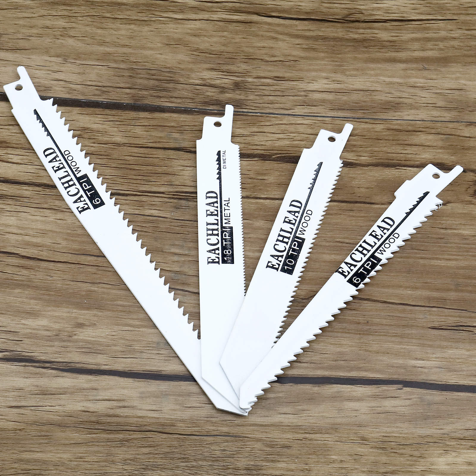 10pcs Metal Wood 6"/8'' Reciprocating Saw Blades For General Purpose