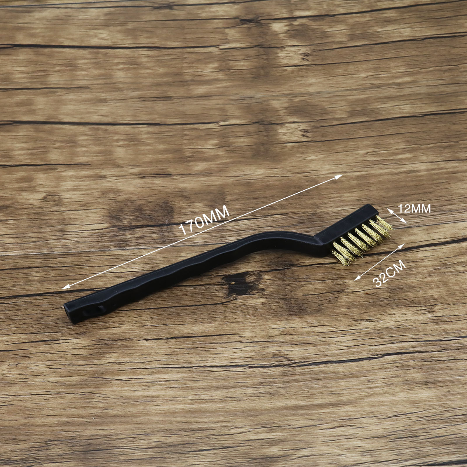 12PCS Mini Stainless Steel Wire Brush Set for Cleaning Welding Slag