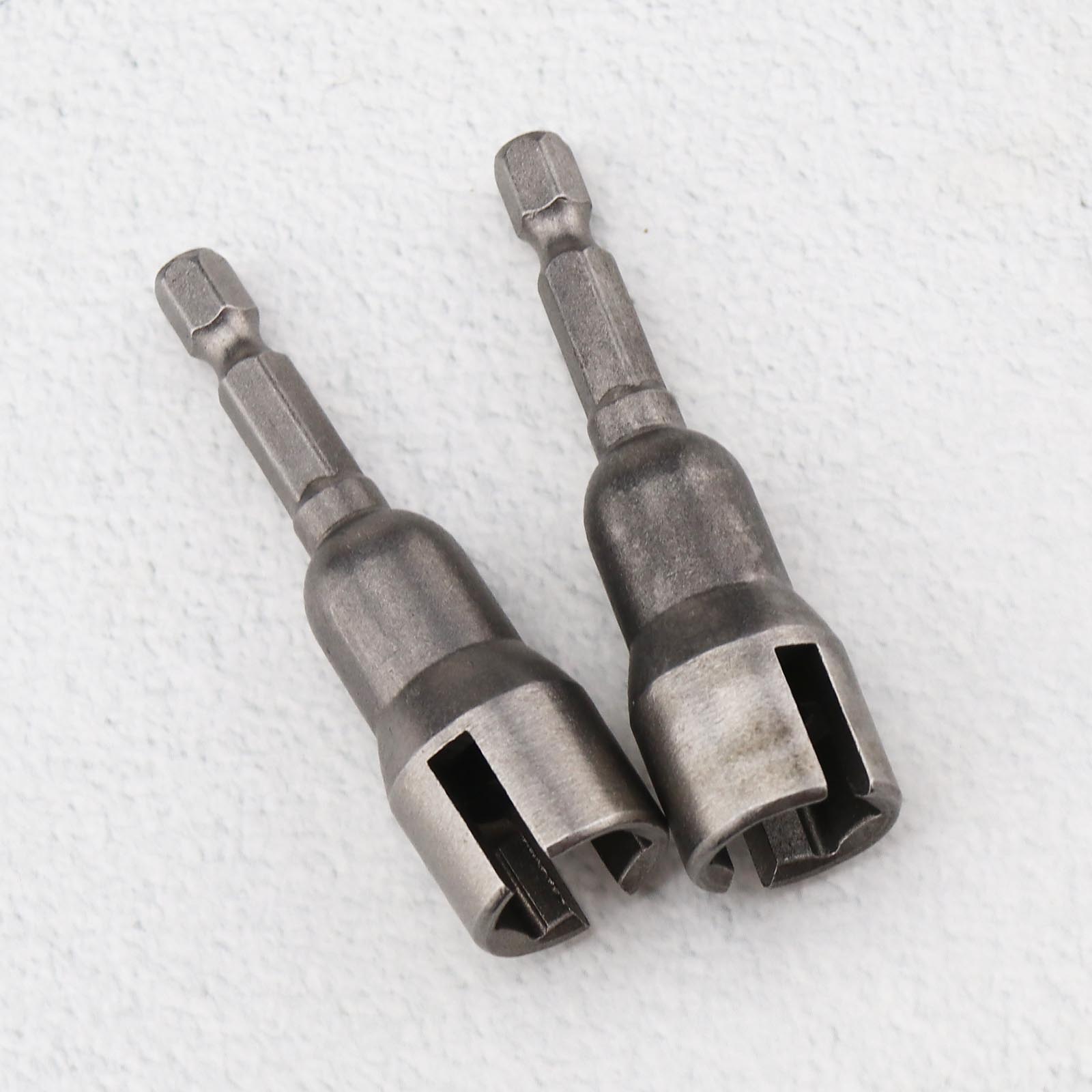 2pcs Wing Nut Bit Socket Tool 1/4" Hex Shank for Nuts Hurricane