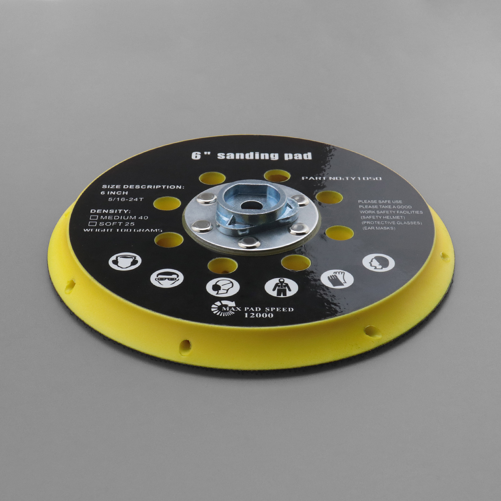 6 Inch 17 Holes Sander Backing Pad Compatible with Makita BO6030