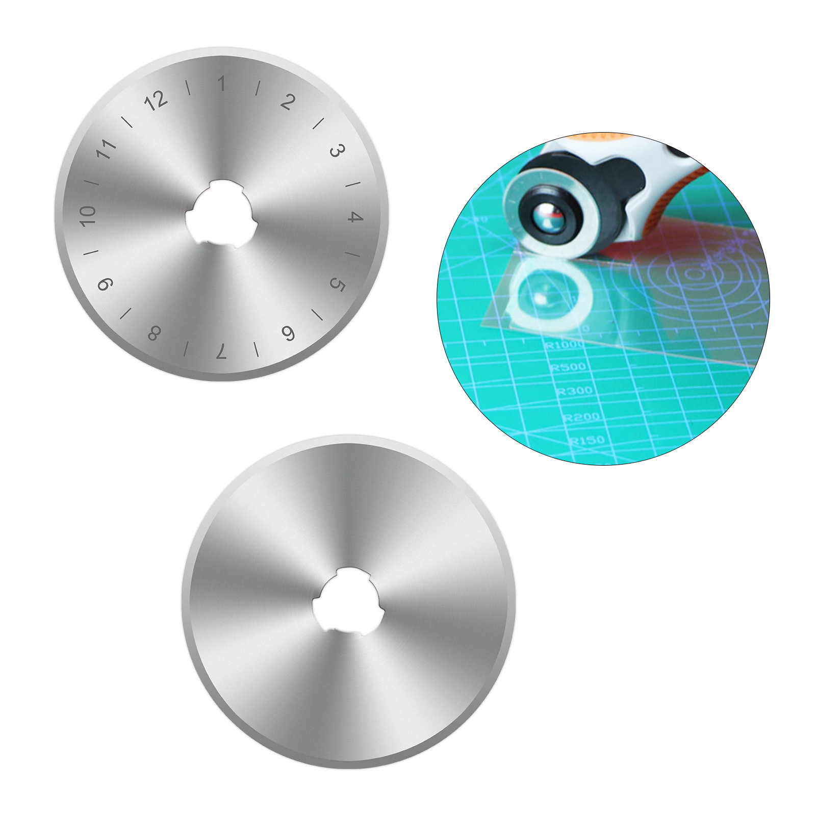 5pcs 45mm Rotary Cutter Blades Replacement For Olfa/Dafa Fiskars