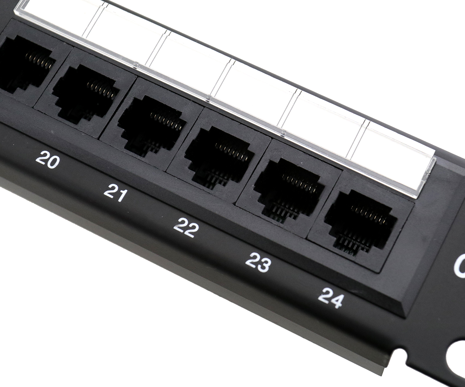 24 Port CAT5e RJ45 110 1U 1RU Network Rack Mount Patch Panel