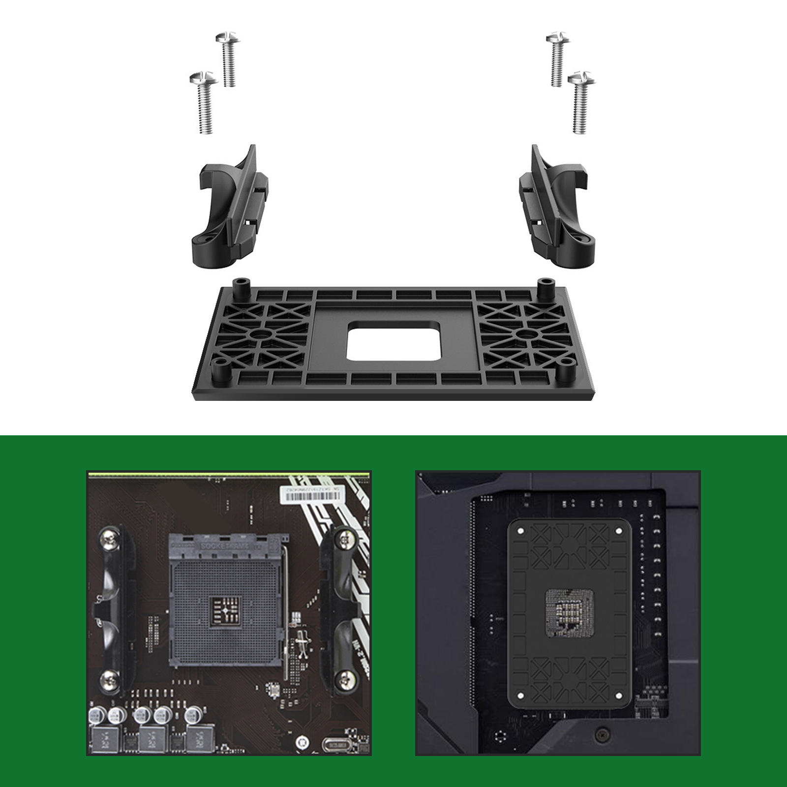 1x/2x AM4 CPU Fan Cooler Bracket Radiator AMD Motherboard Heatsink