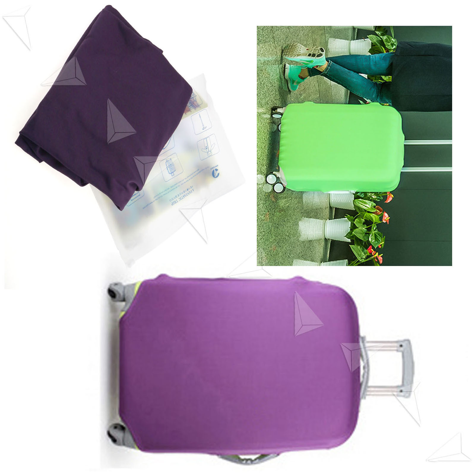 1830" Luggage Protector Elastic Suitcase Cover Bags Dustproof Anti