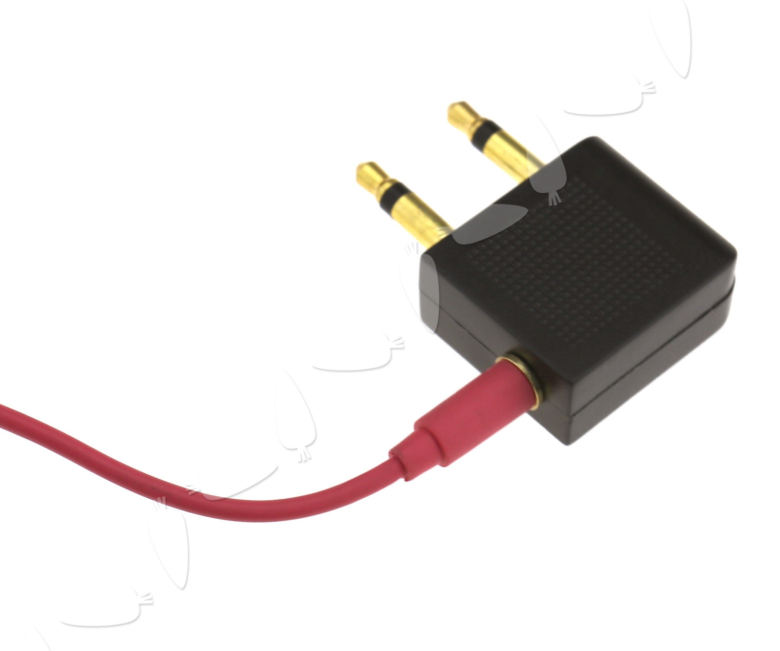 4 X plane Airline Airplane headphone adapters Gold Plated 3.5mm jack plug 758093146791 eBay