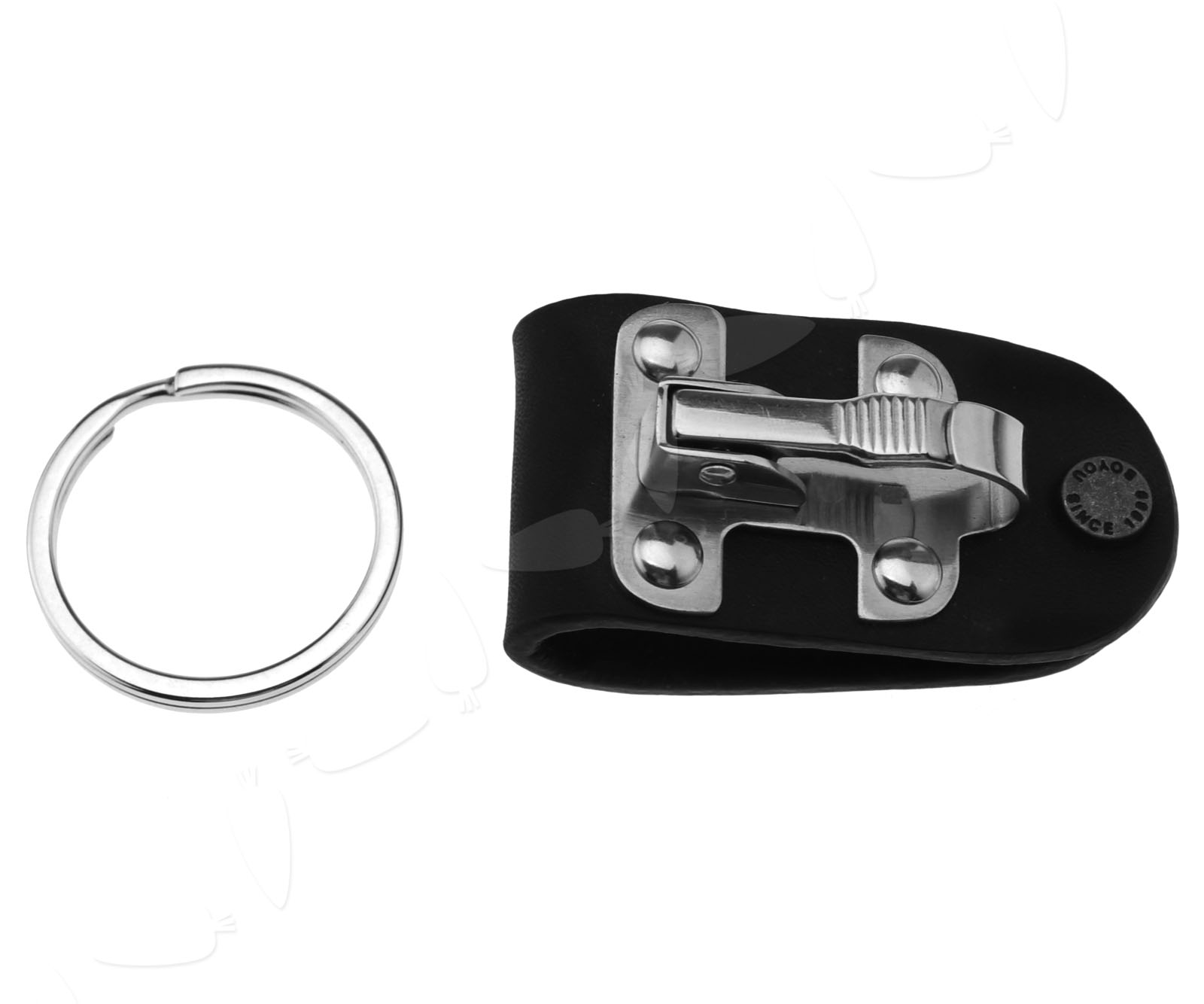 Quick Release Stainless Steel Detachable Key Chain Belt Loop Clip