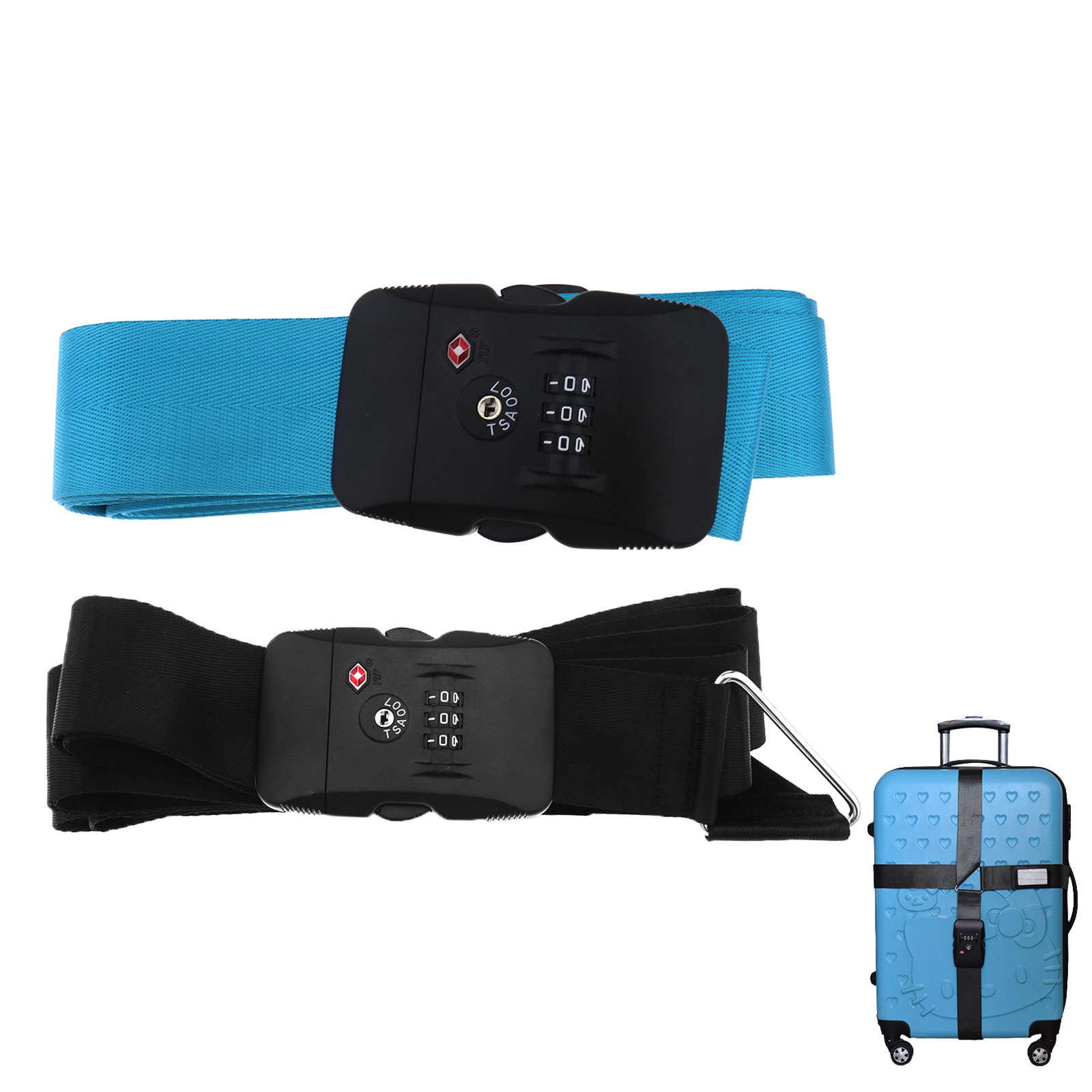 belt lock for luggage