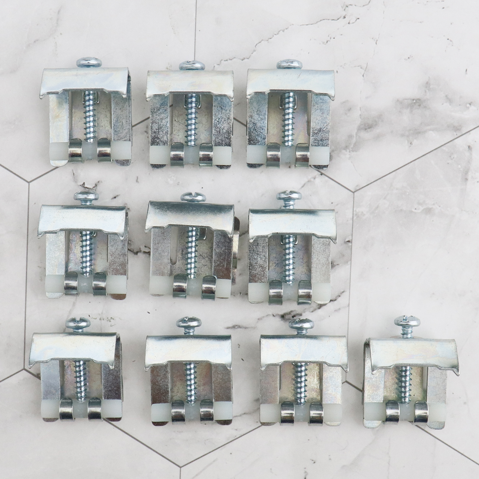 Stainless Steel Top Mount Kitchen Sink Fixing Clips Brackets Clamps 10