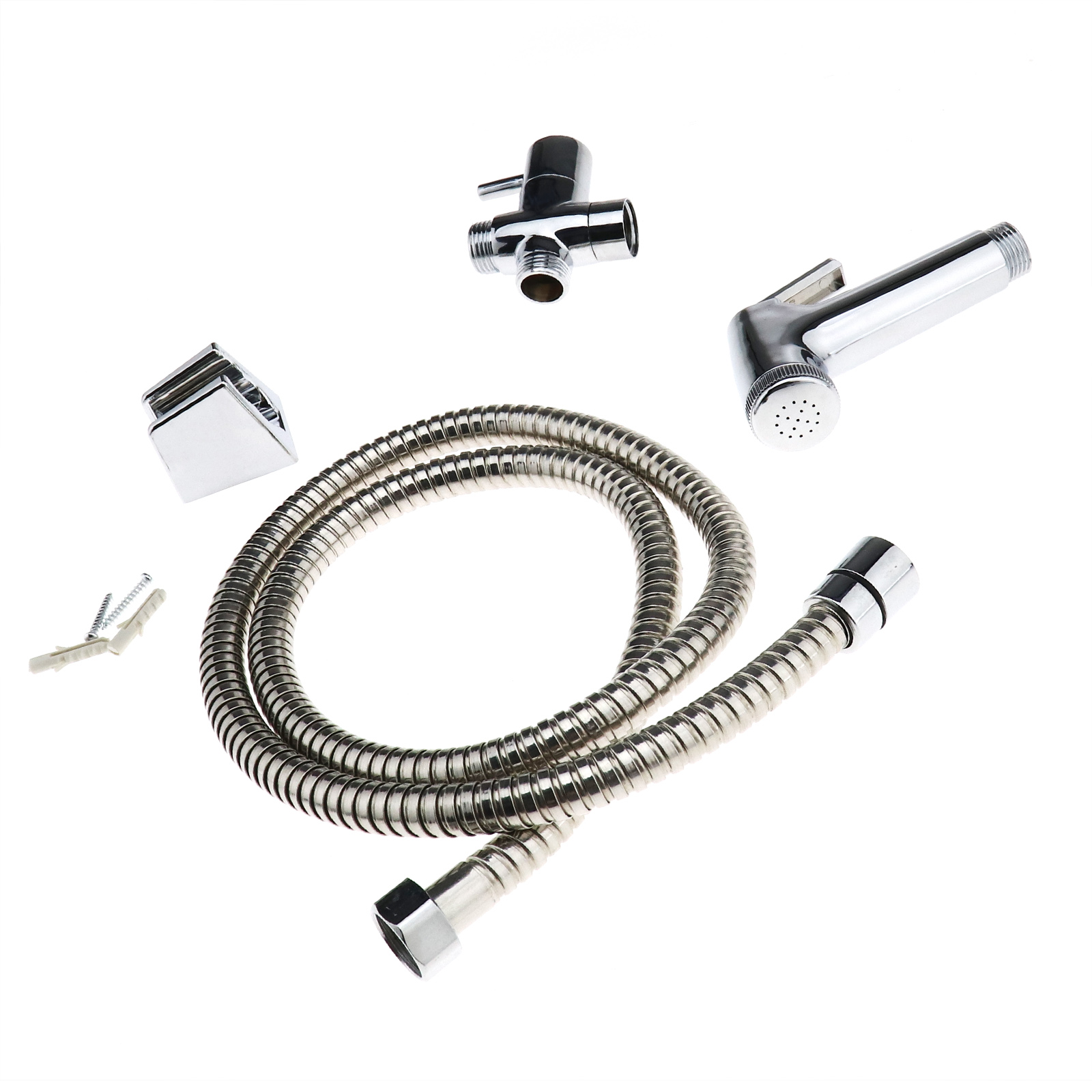 Handheld Bath Toilet Bidet Douche Spray Shower Head Hose Kit Set