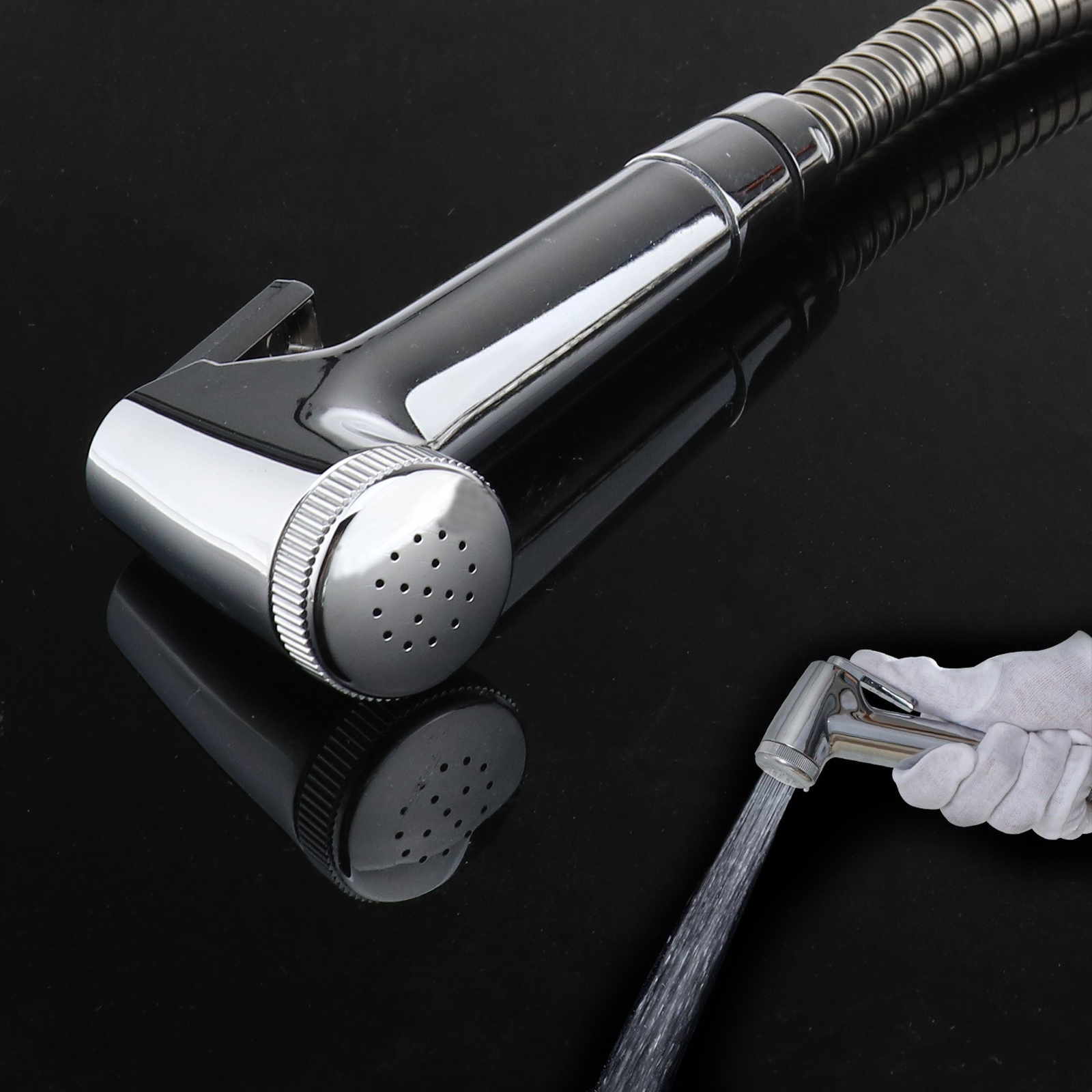 Handheld Bath Toilet Bidet Douche Spray Shower Head Hose Kit Set